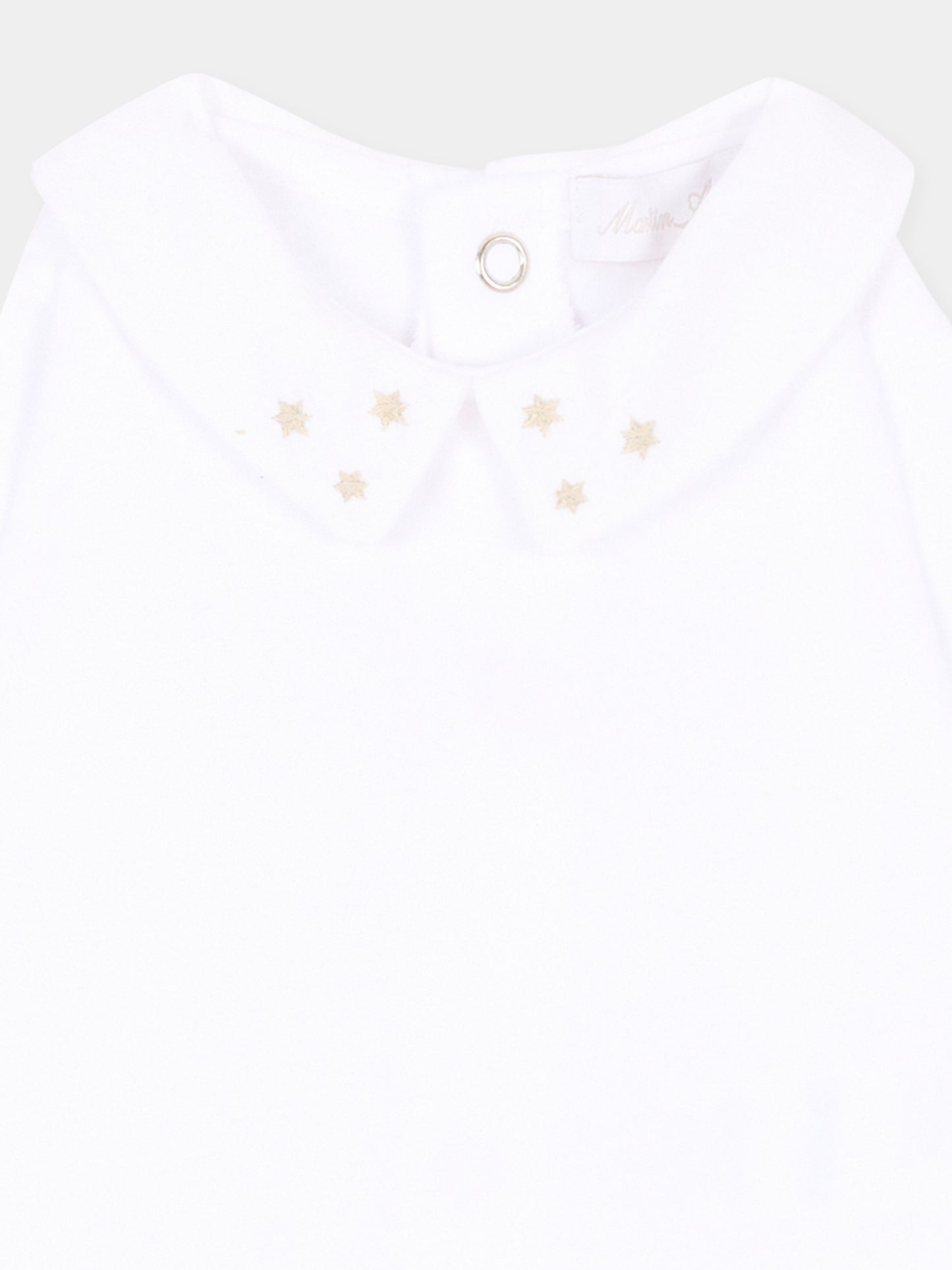 Body bianco per neonati con stelle,Martín Aranda,026-27335 PW01