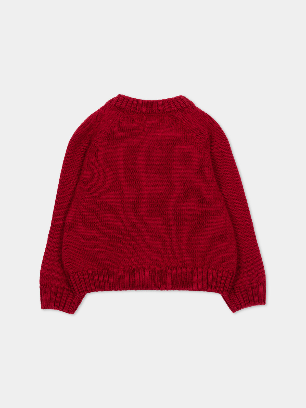 Cardigan bordeaux per neonata,Kidiwi Handmade,M0010BUR