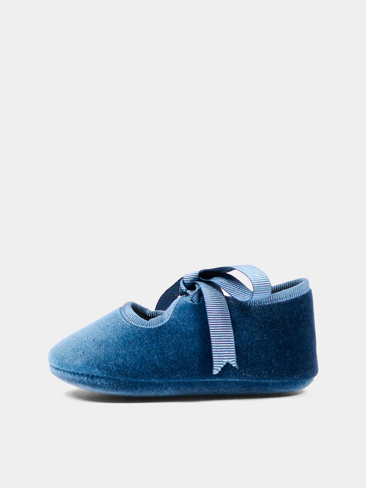 Ballerine azzurre per neonata con fiocco,Pisamonas,1468 AZUL FRANCIA