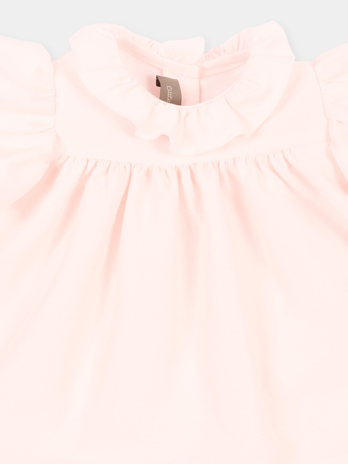 Completo elegante rosa per neonata,Little Bear,3210 ROSA