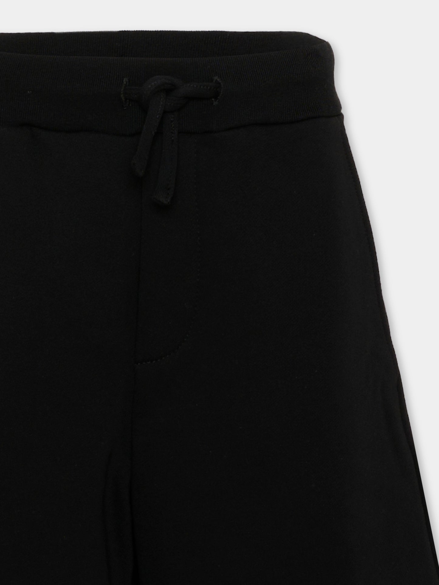 Shorts nero per bambino con logo,Dsquared2,DQ2930 D0094 DQ900