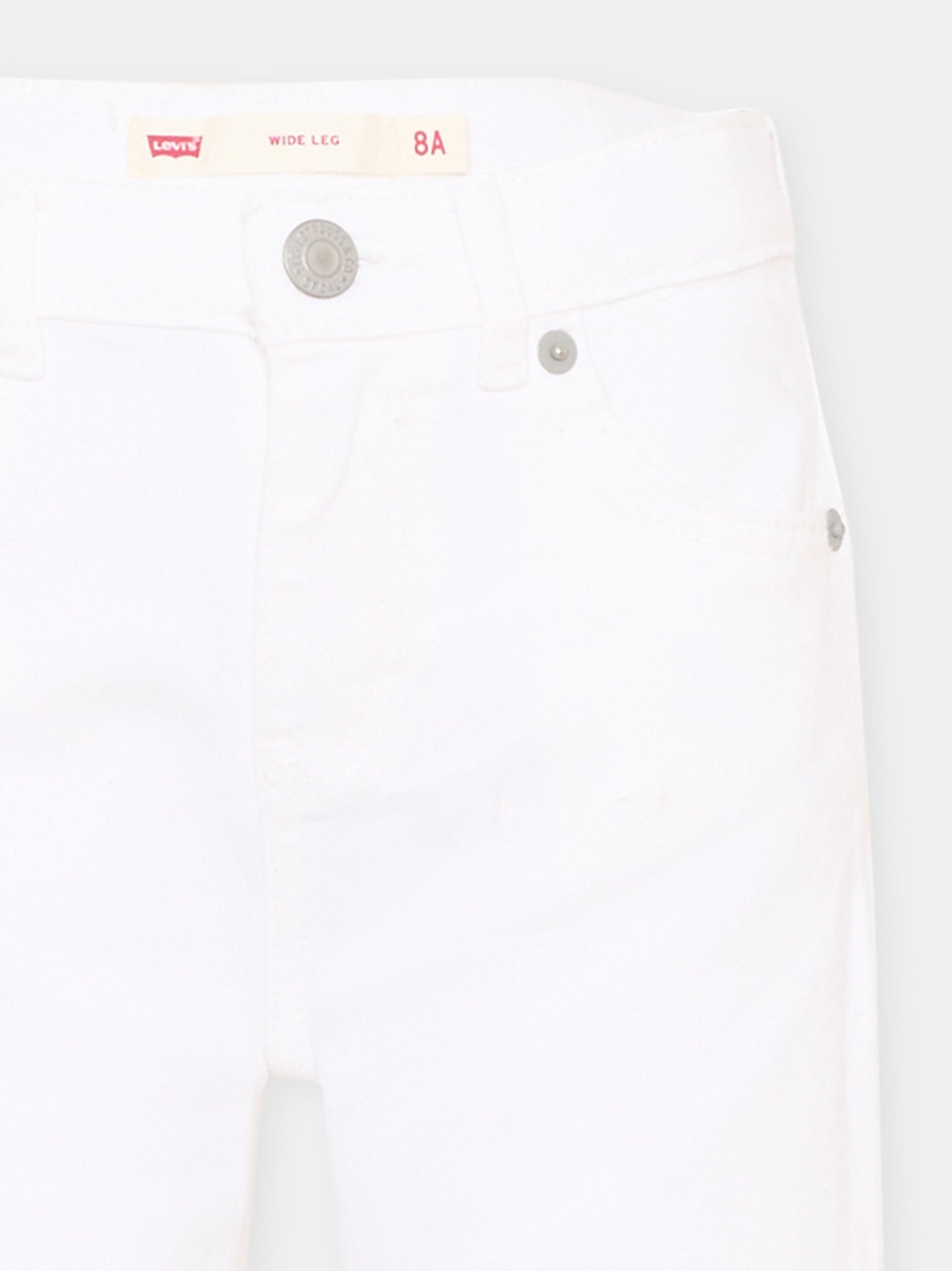 Jeans bianco per bambina,Levi's Kids,4EG381 W1T