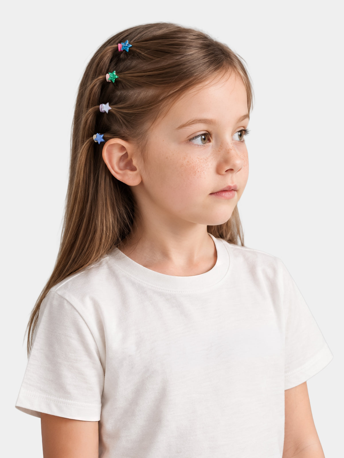 Set elastici multicolor per bambina con stelle,Mimi & Lula,192033 38