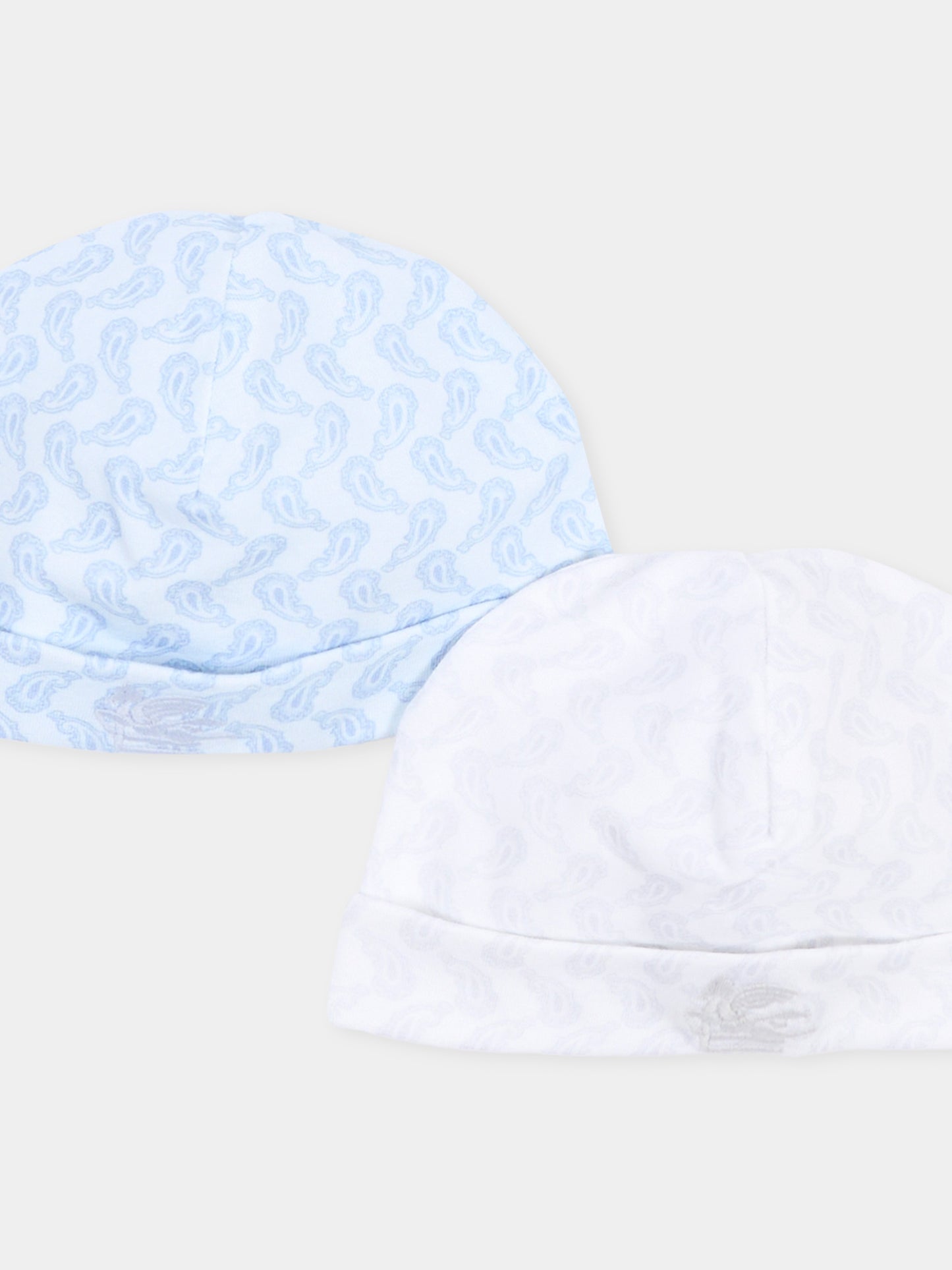 Set cappelli per neonato celeste