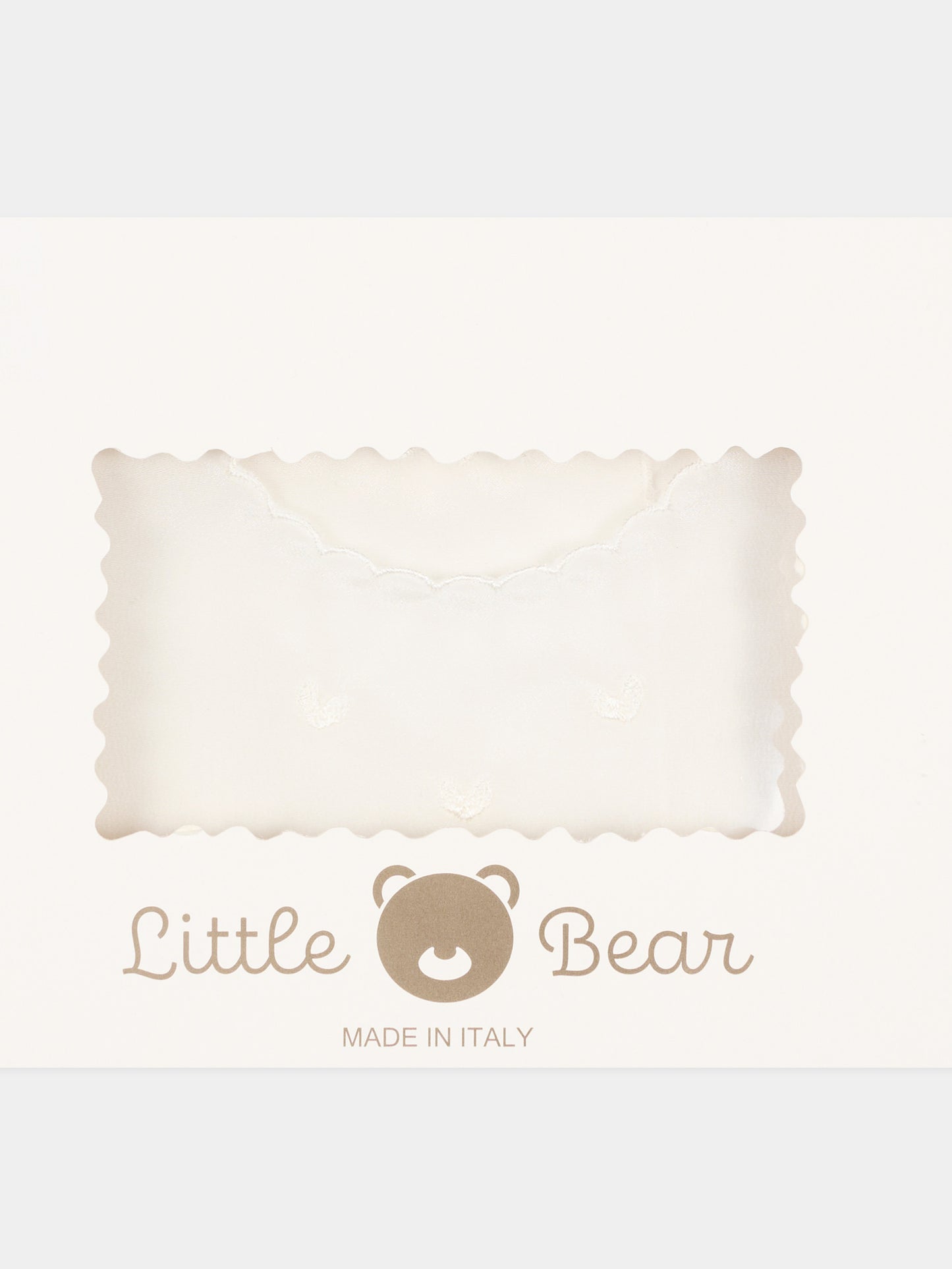 Camicia della fortuna avorio con cuori,Little Bear,1095 CUORE BIANCO