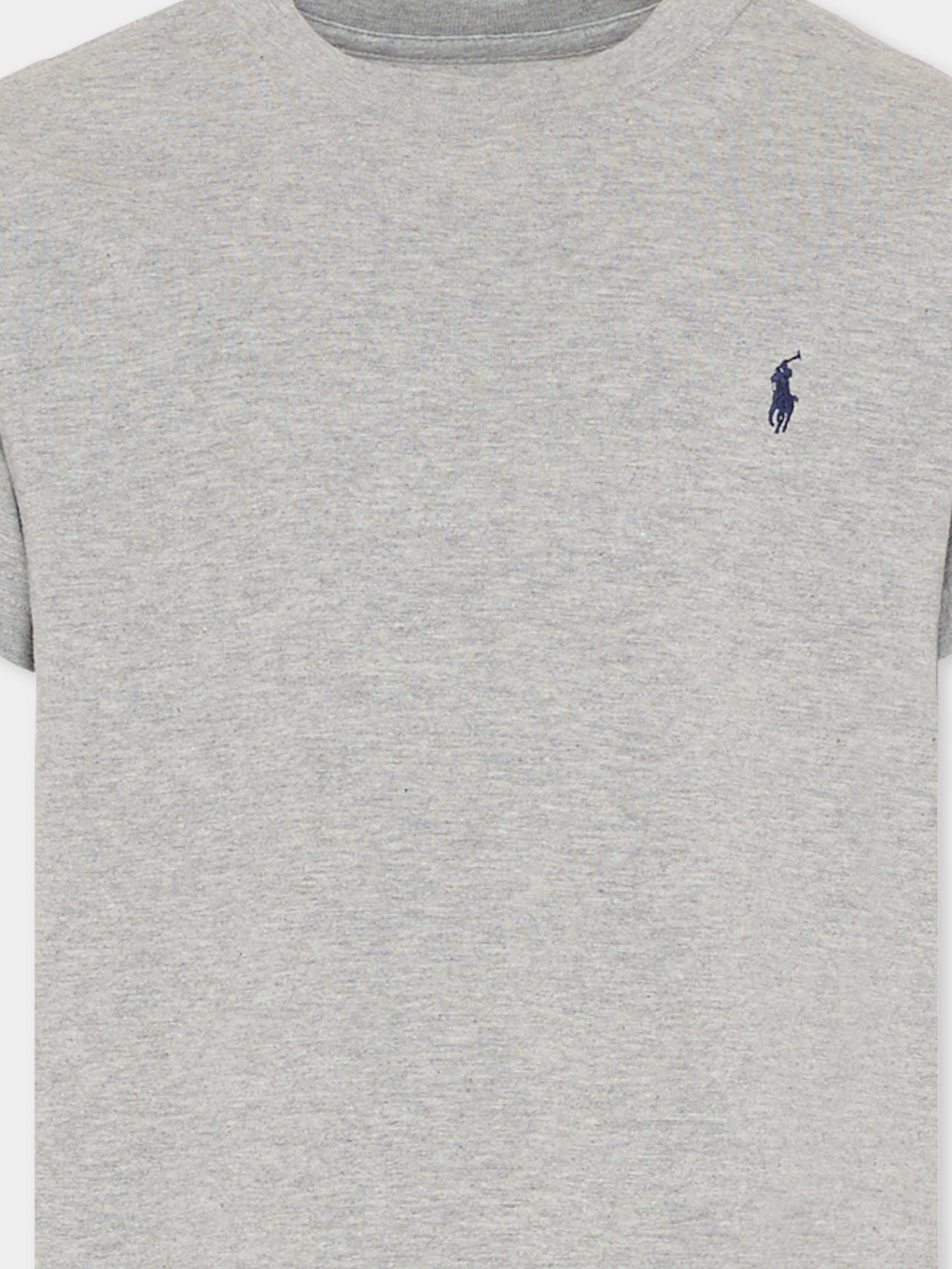 T-shirt grigia per bambino con cavallino,Ralph Lauren Kids,832904039
