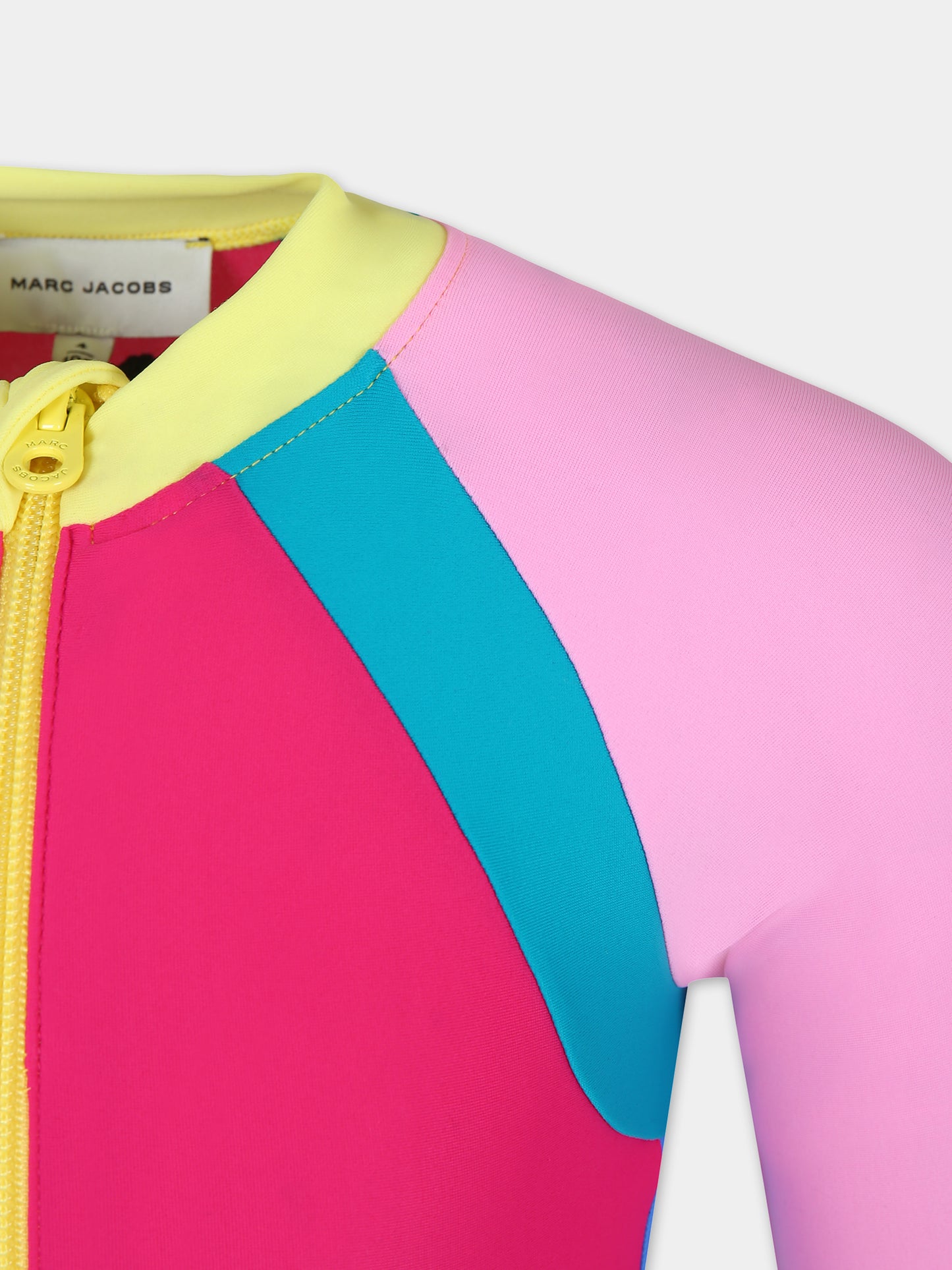 Costume multicolor per bambina con logo,Little Marc Jacobs,W10214 49G