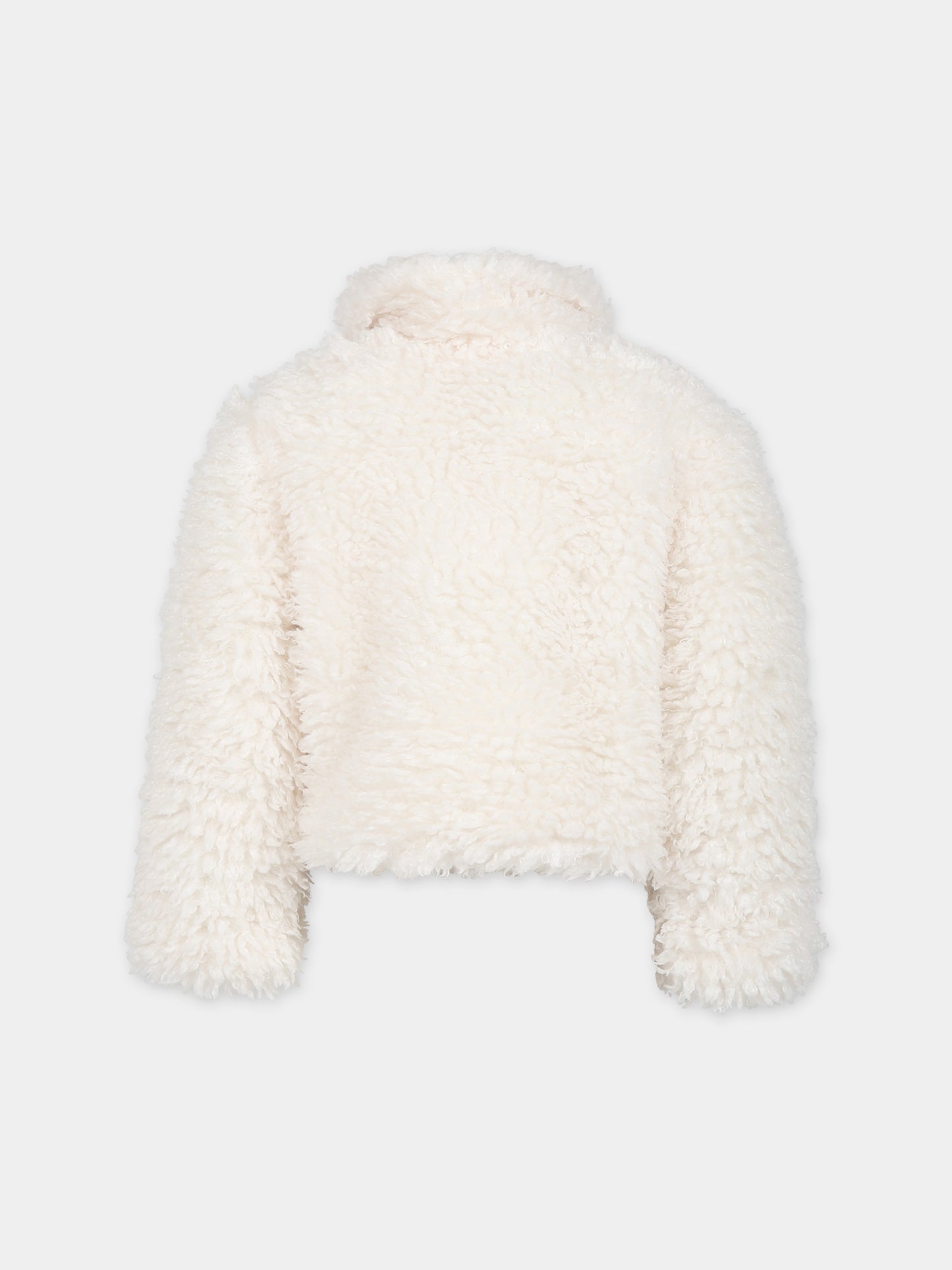 Ecopelliccia bianca per bambina,Stella Mccartney Kids,TT2D17 Z1277 101