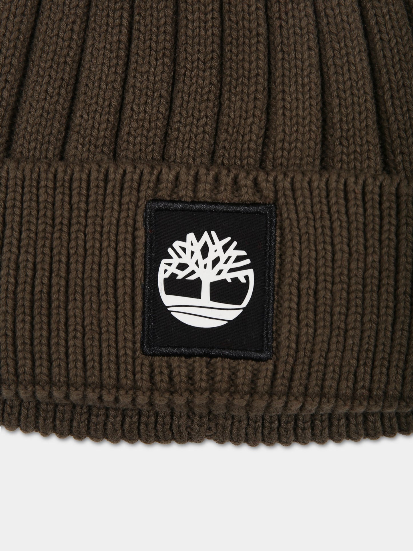 Berretto verde per bambino con albero,Timberland,T21387 655