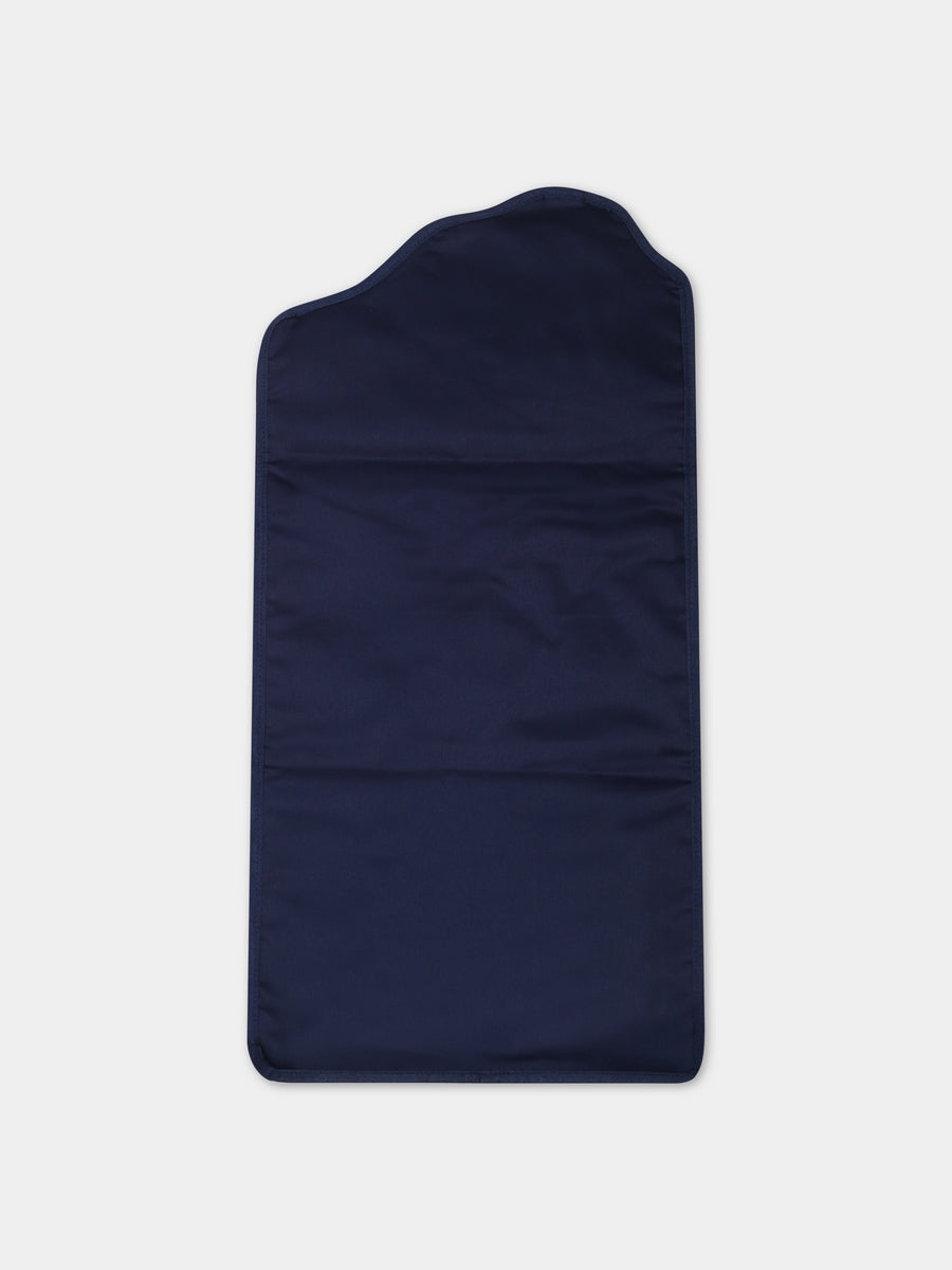 Borsa mamma blu per neonati con papavero,Kenzo Kids,K90101 84A
