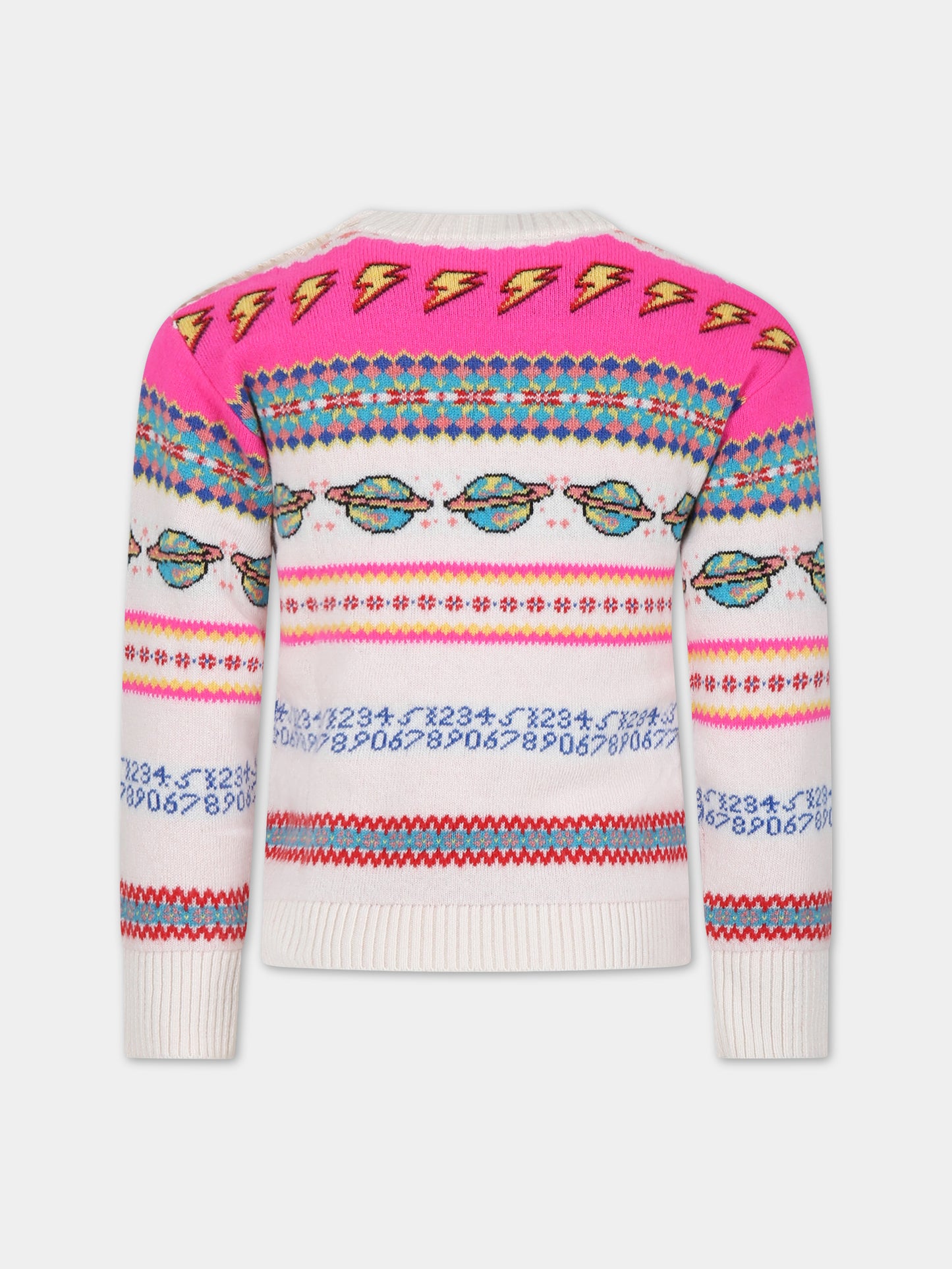 Maglione multicolor per bambina,Philosophy,PFMA006 C FL007 D230