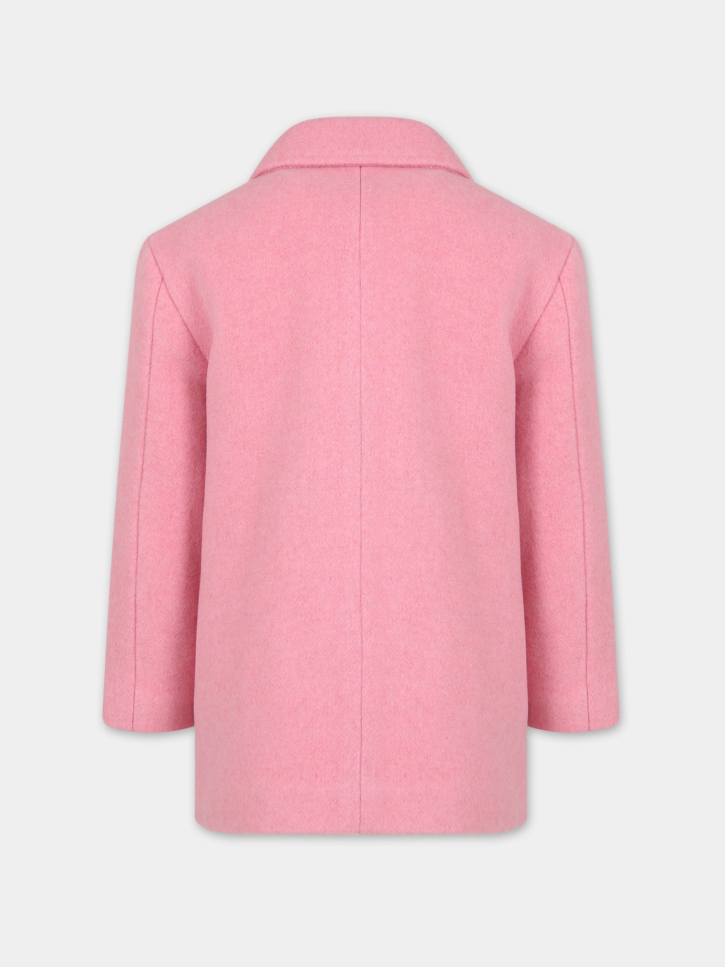 Cappotto rosa per bambina con cuore,Philosophy,PFGB007 0 ML250 C144