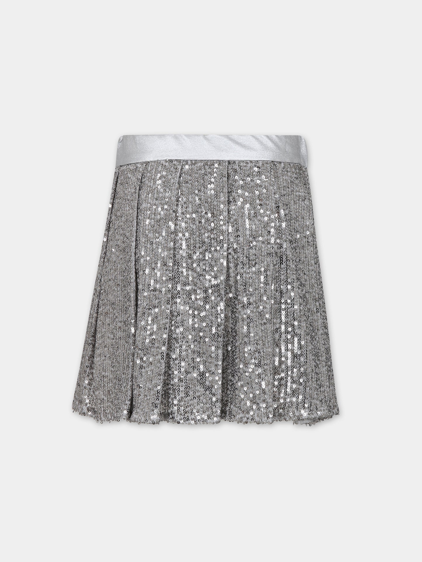 Gonna argento per bambina con paillettes,Genny,YFGO002 0 TV672 D007