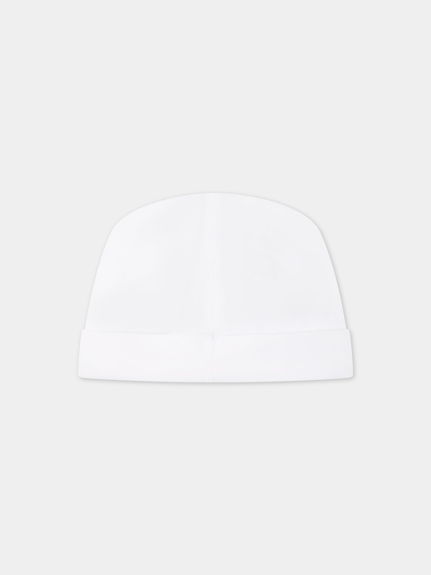 Cappello bianco per neonati con Teddy Bears e logo,Moschino Kids,MZX031 LDA16 10101