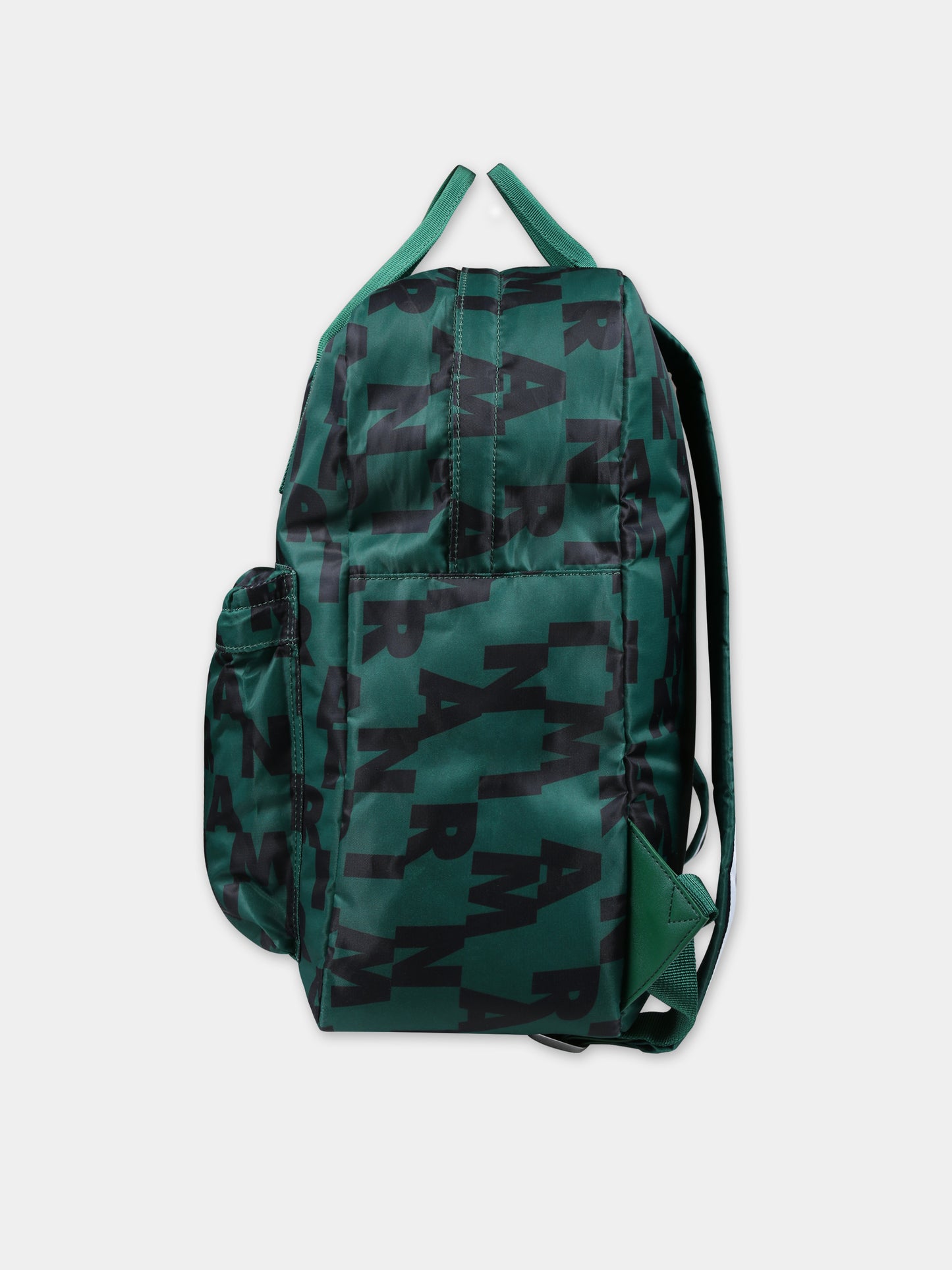 Zaino verde per bambini con logo,Marni Kids,M00633 0M523