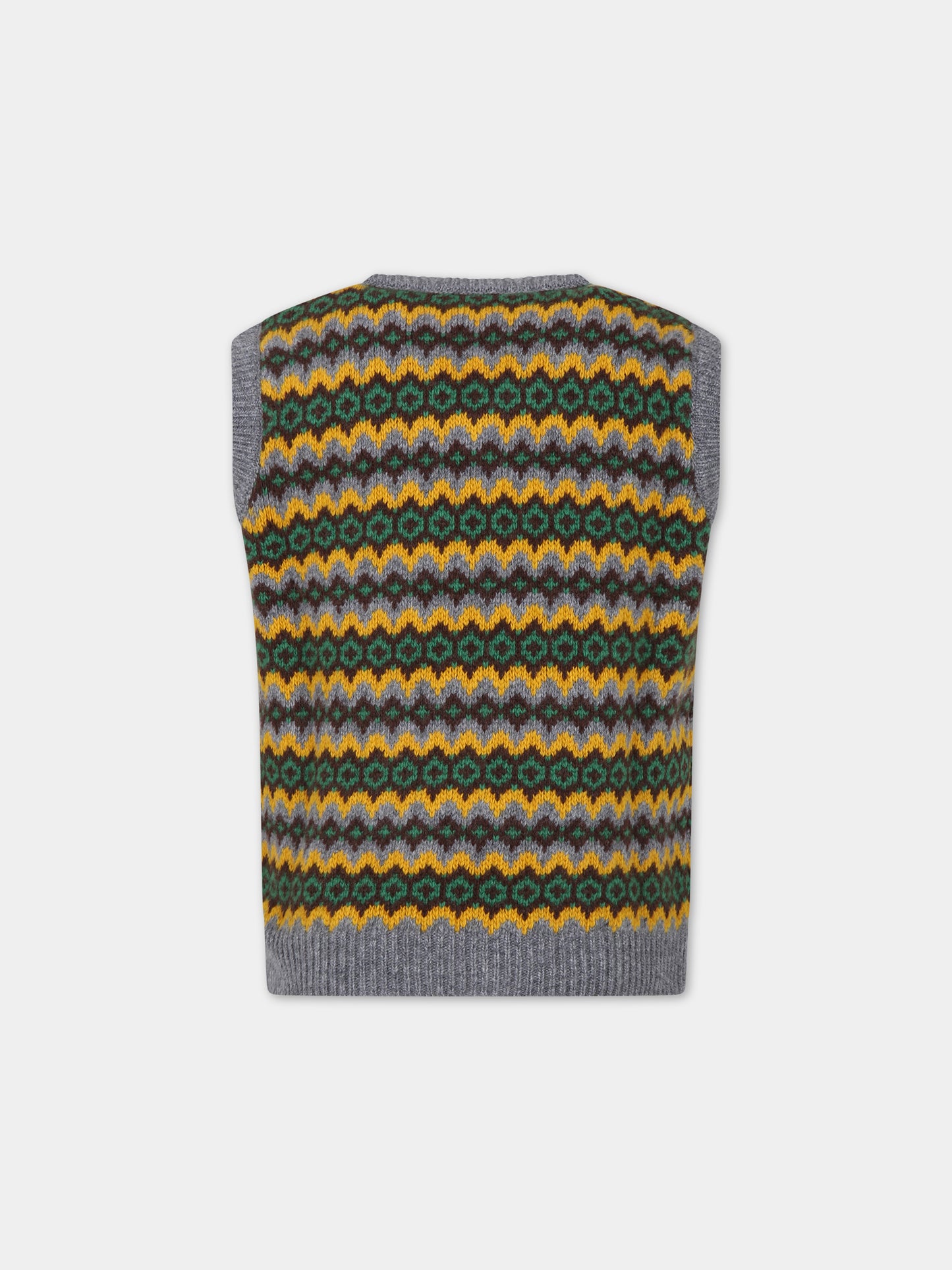 Gilet multicolor per bambino,Gucci Kids,738313 XKDAO 1121