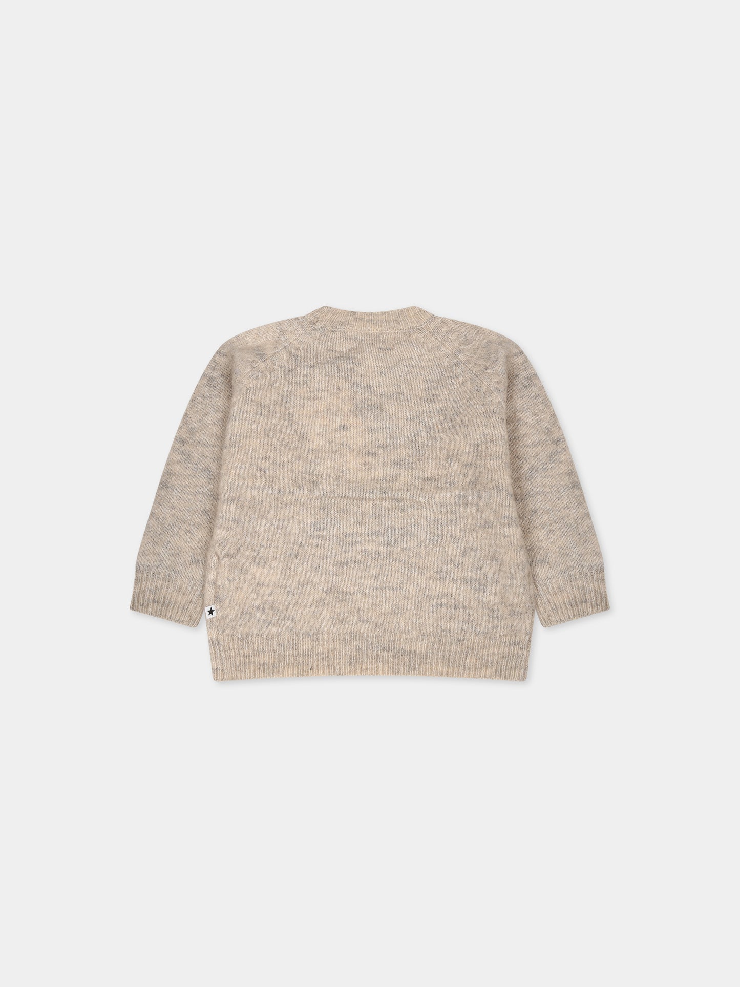 Maglione beige per neonati con coniglio,Molo,6W23K205 8787