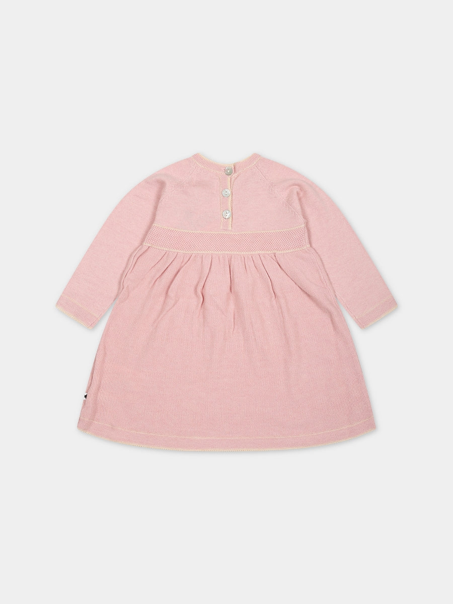 Vestito rosa per neonata,Molo,4W23E202 8058