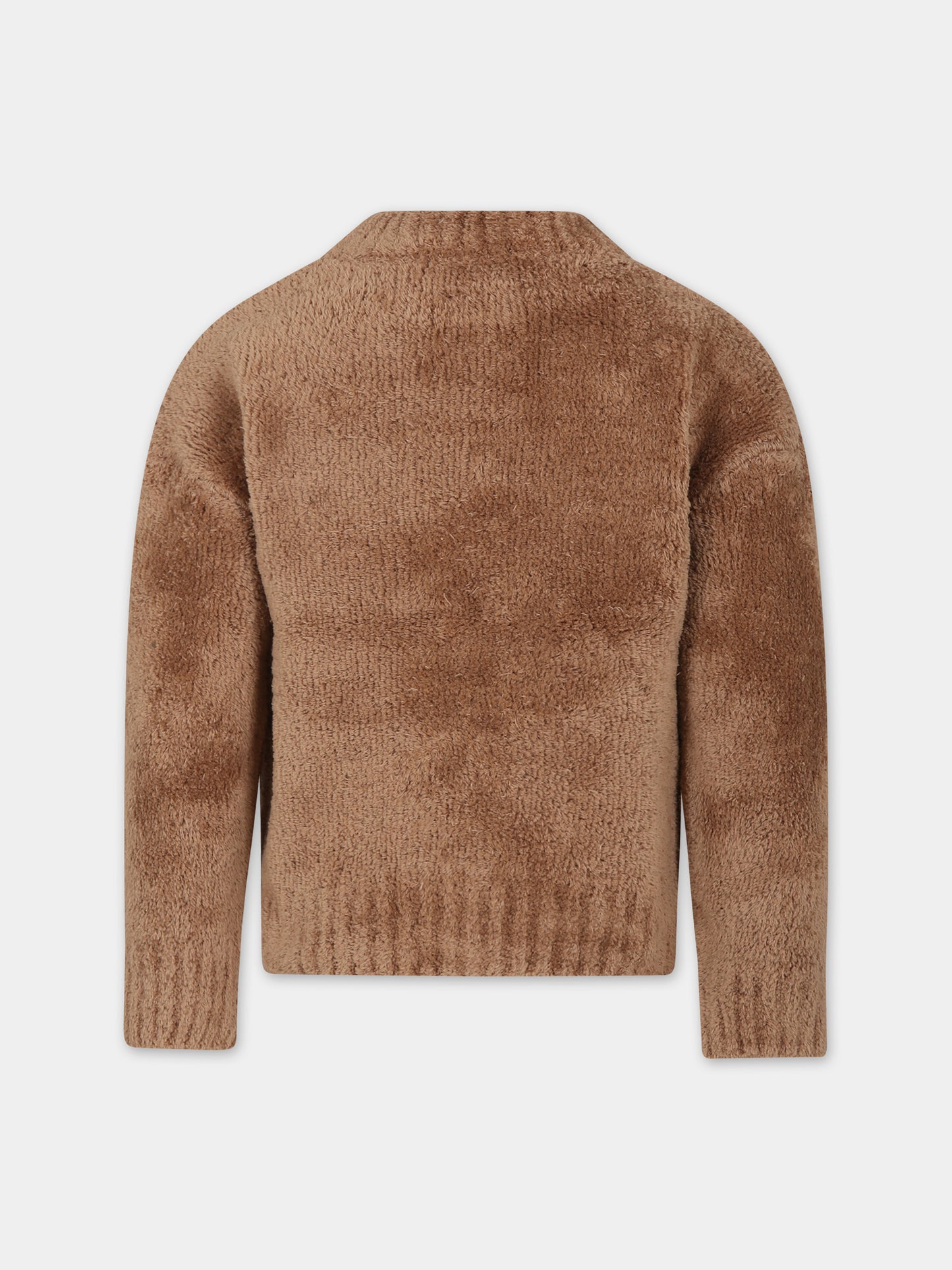 Felpa marrone per bambini,The New Society,W23KKNJU11S7