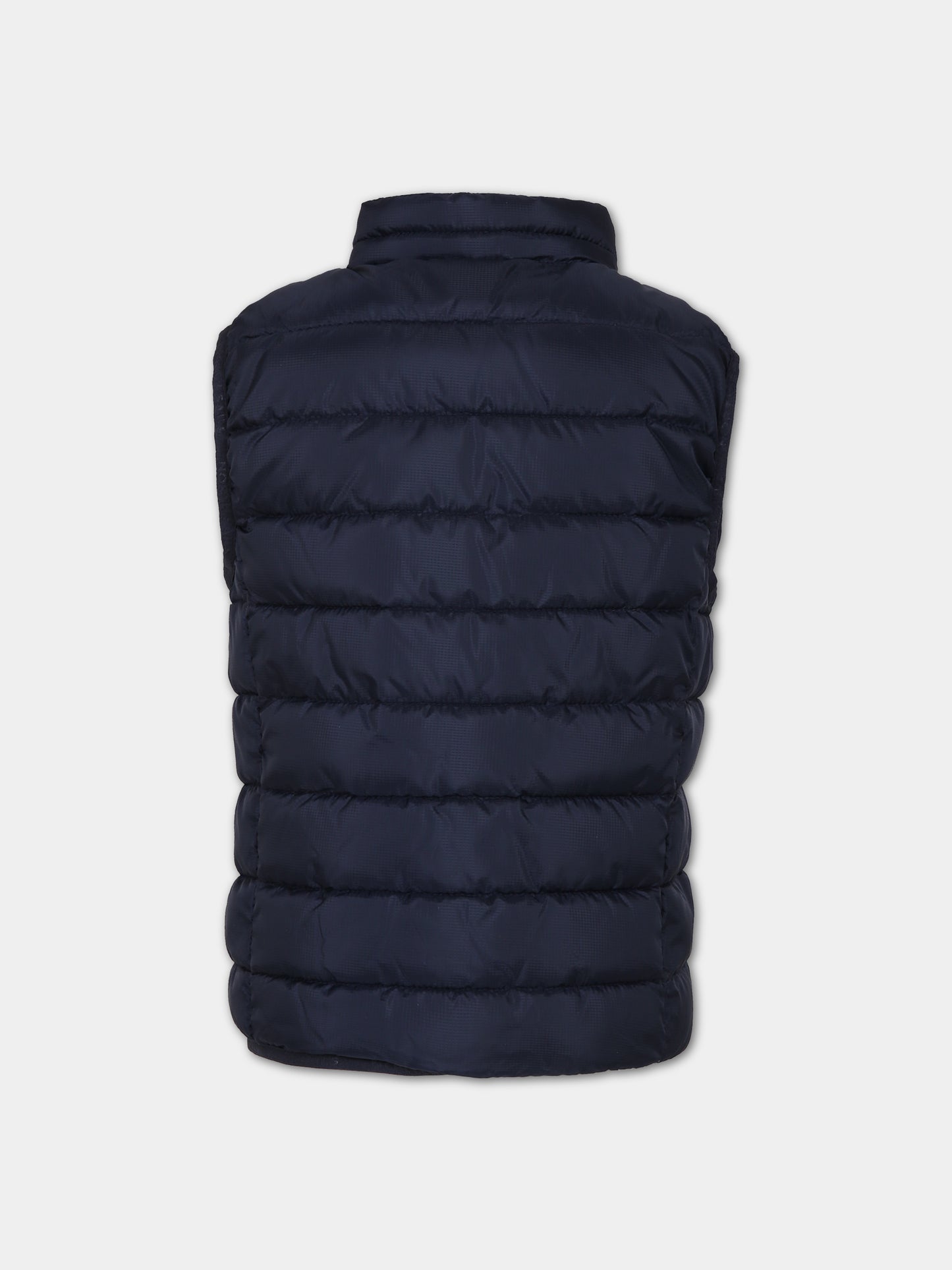 Gilet blu per bambino con logo,North Sails,701909 000 0802
