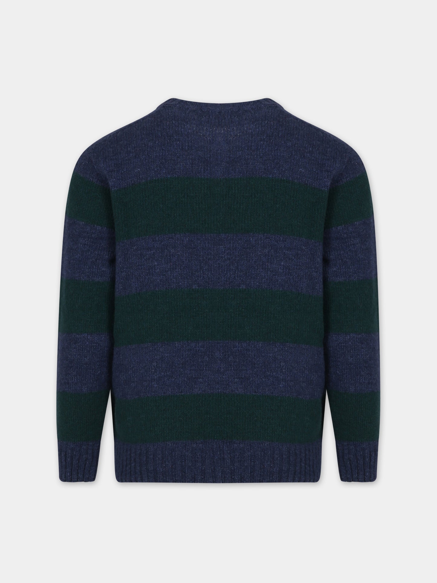 Maglione blu per bambino con logo,North Sails,796179 000 C003