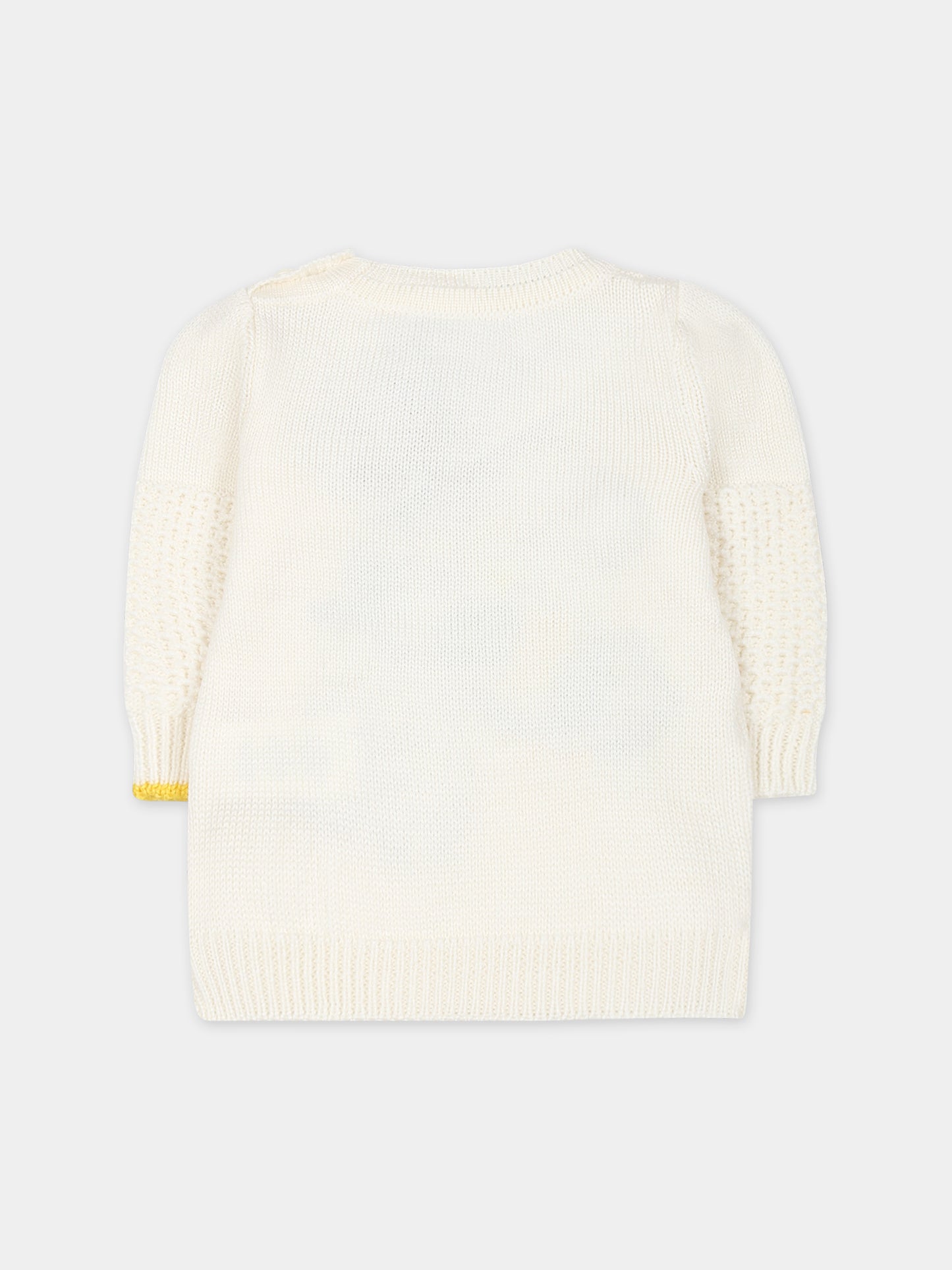 Maglione avorio per neonati con ape,Gensami,GIR06-B-APE