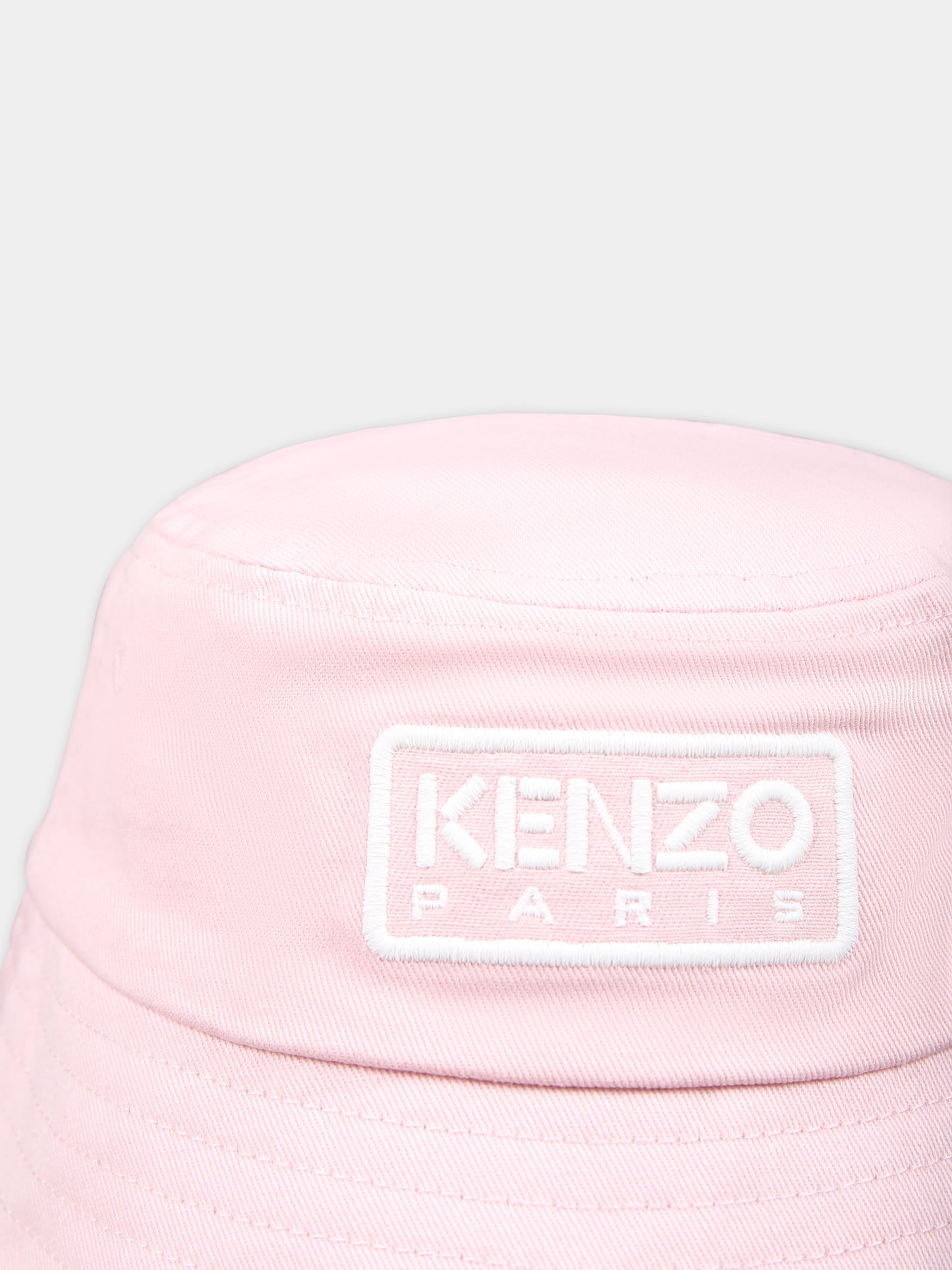 Cloche rosa per bambina con logo,Kenzo Kids,K60031 46T