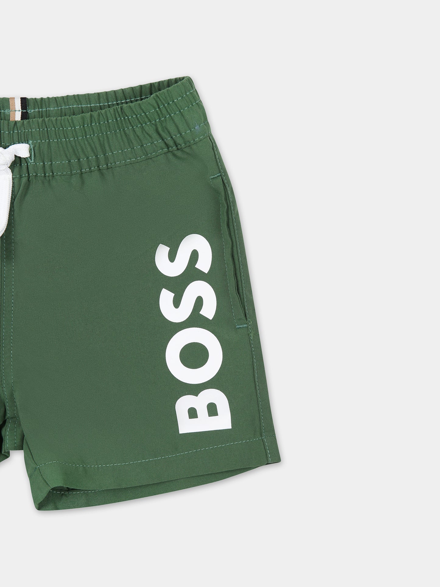 Boxer mare verdi per neonato con logo,Boss,J50569 651