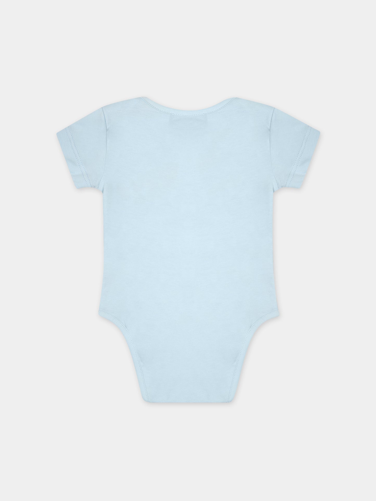 Set celeste per neonato con Teddy Bear,Moschino Kids,M7Y017 LAB92 83537