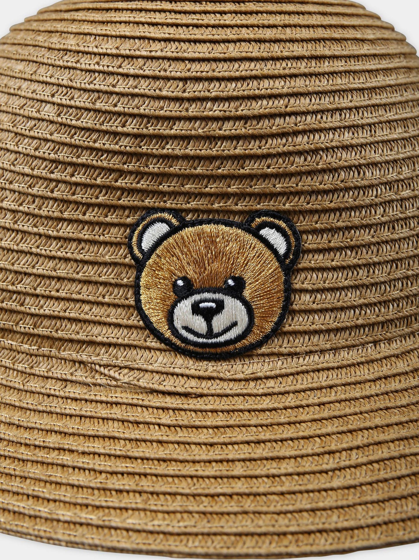 Cappello beige per neonati con Teddy Bear,Moschino Kids,MUX04N LZA03 20327
