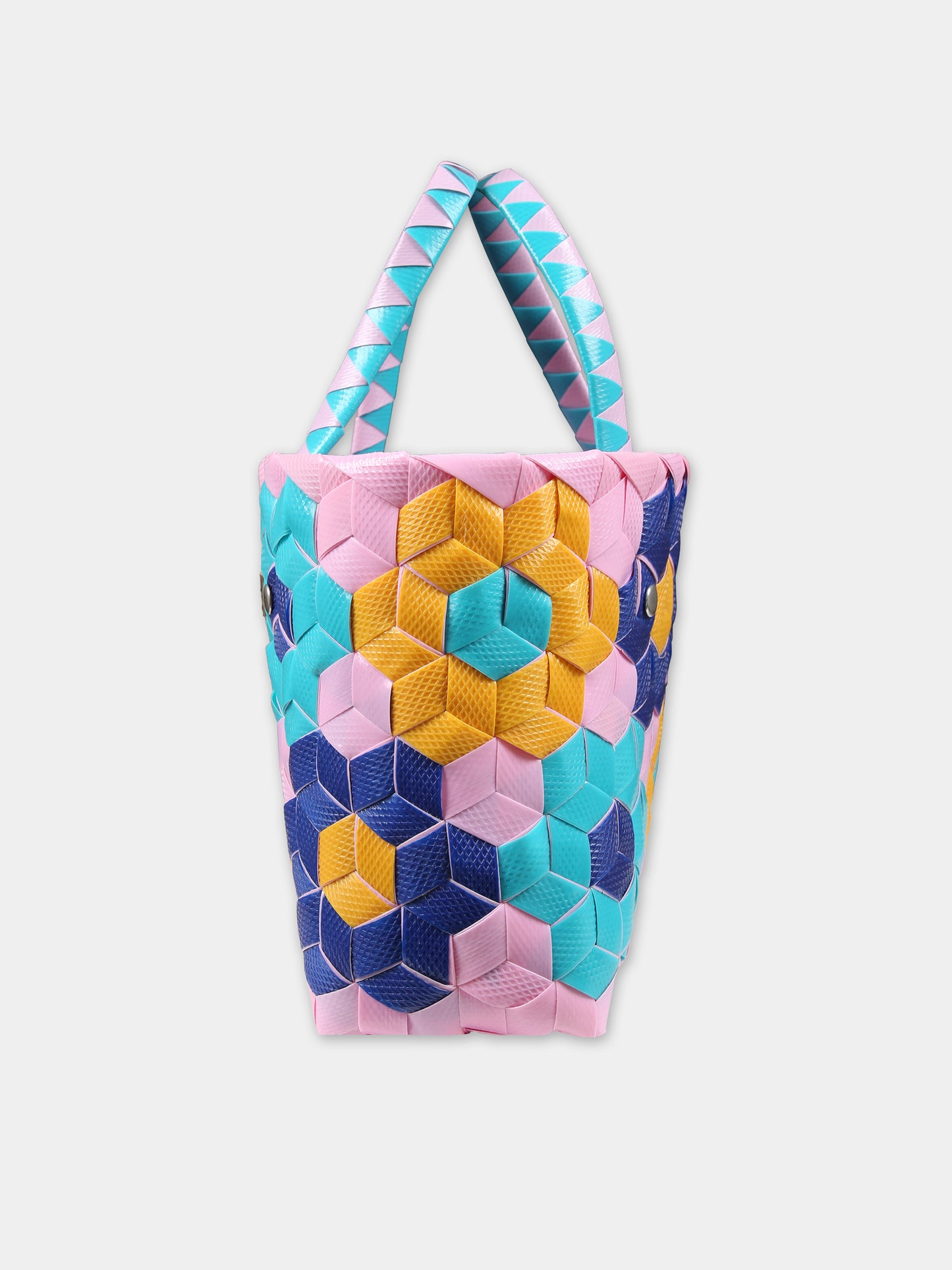 Borsa multicolor per bambina con logo,Marni Kids,M01157 M00IW MW77F 0M340