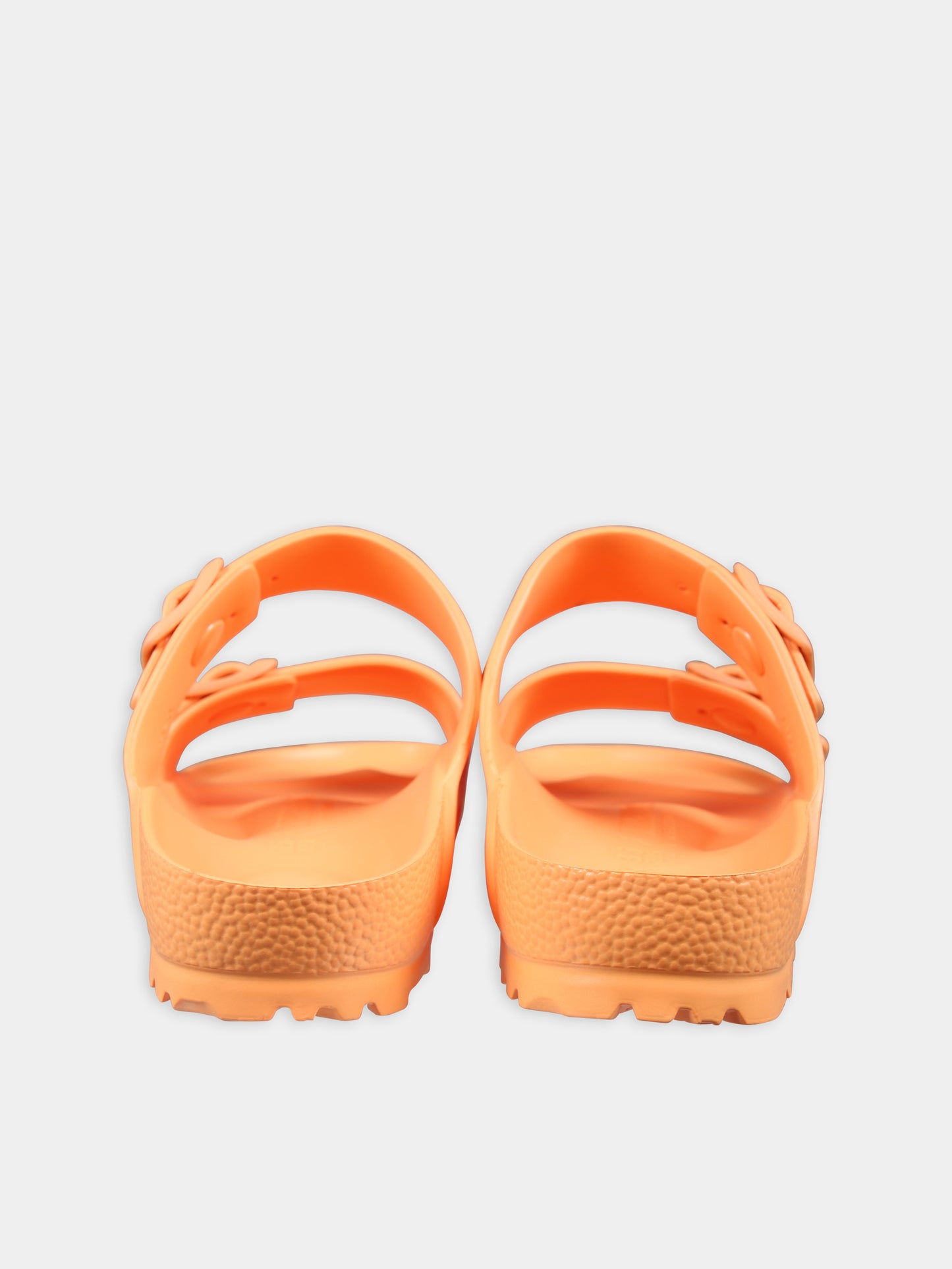 Ciabatte arancioni Arizona Eva per bambini con logo,Birkenstock,1025586 PAPAYA