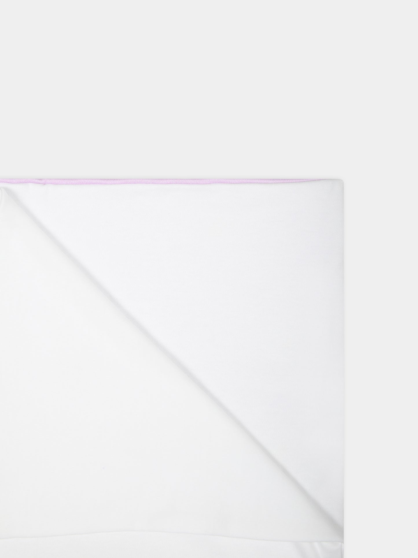 Coperta bianca per neonata con margherite,Monnalisa,35C012 3000 9965