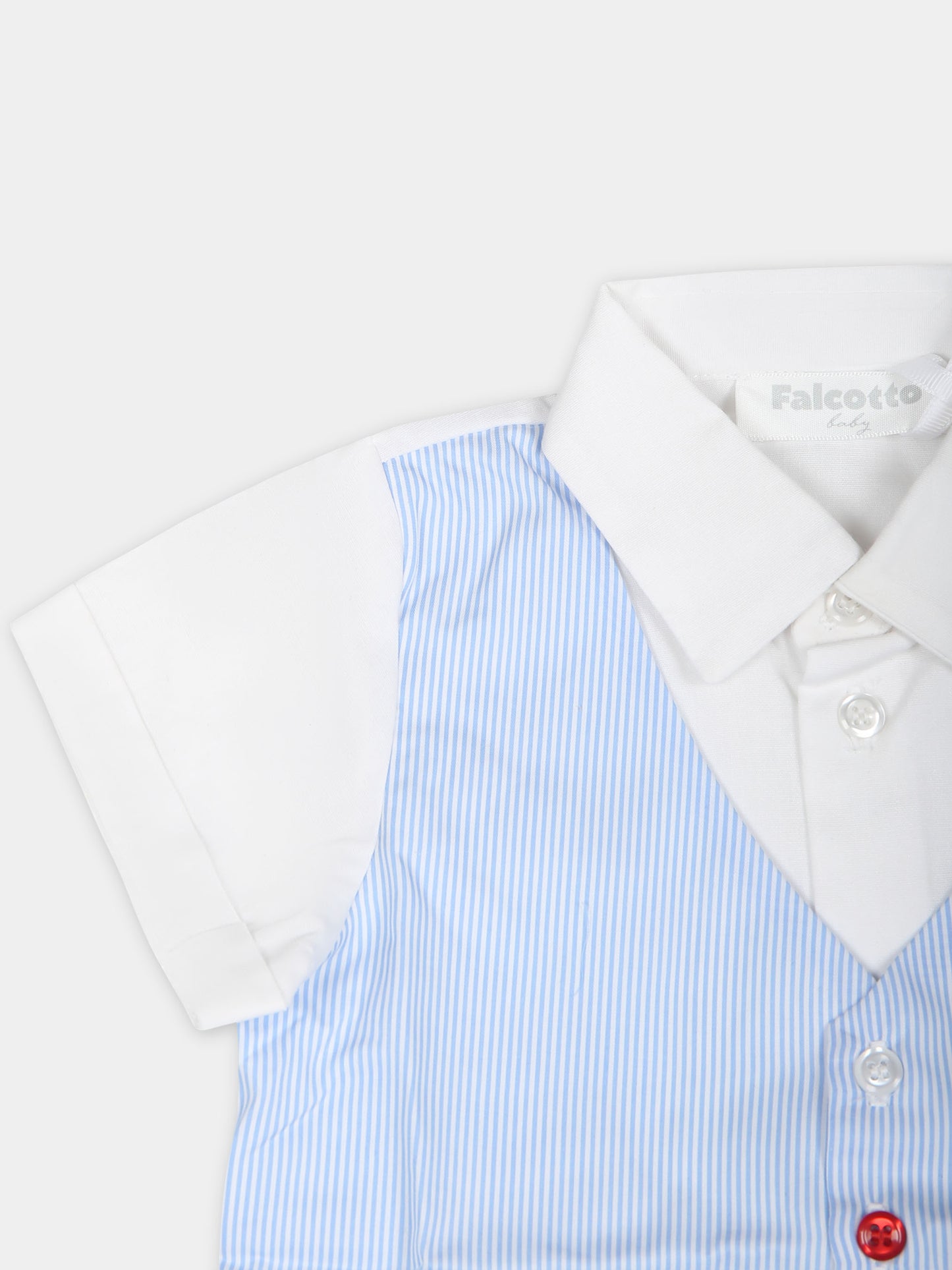 Completo bianco per neonato con logo,Falcotto,001 6002210 01 0C14