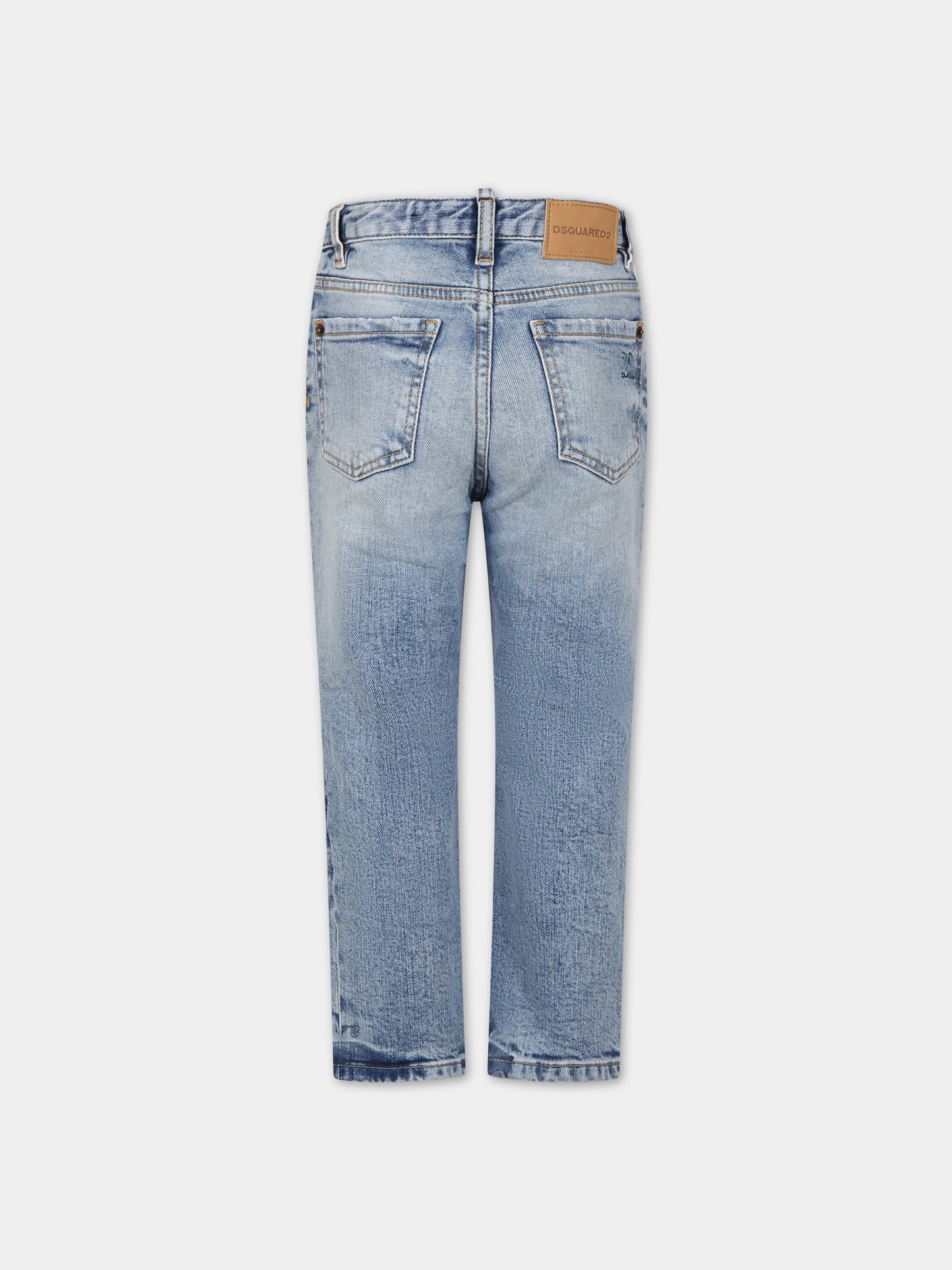 Jeans denim per bambina,Dsquared2,DQ0501 D0A2V DQ01