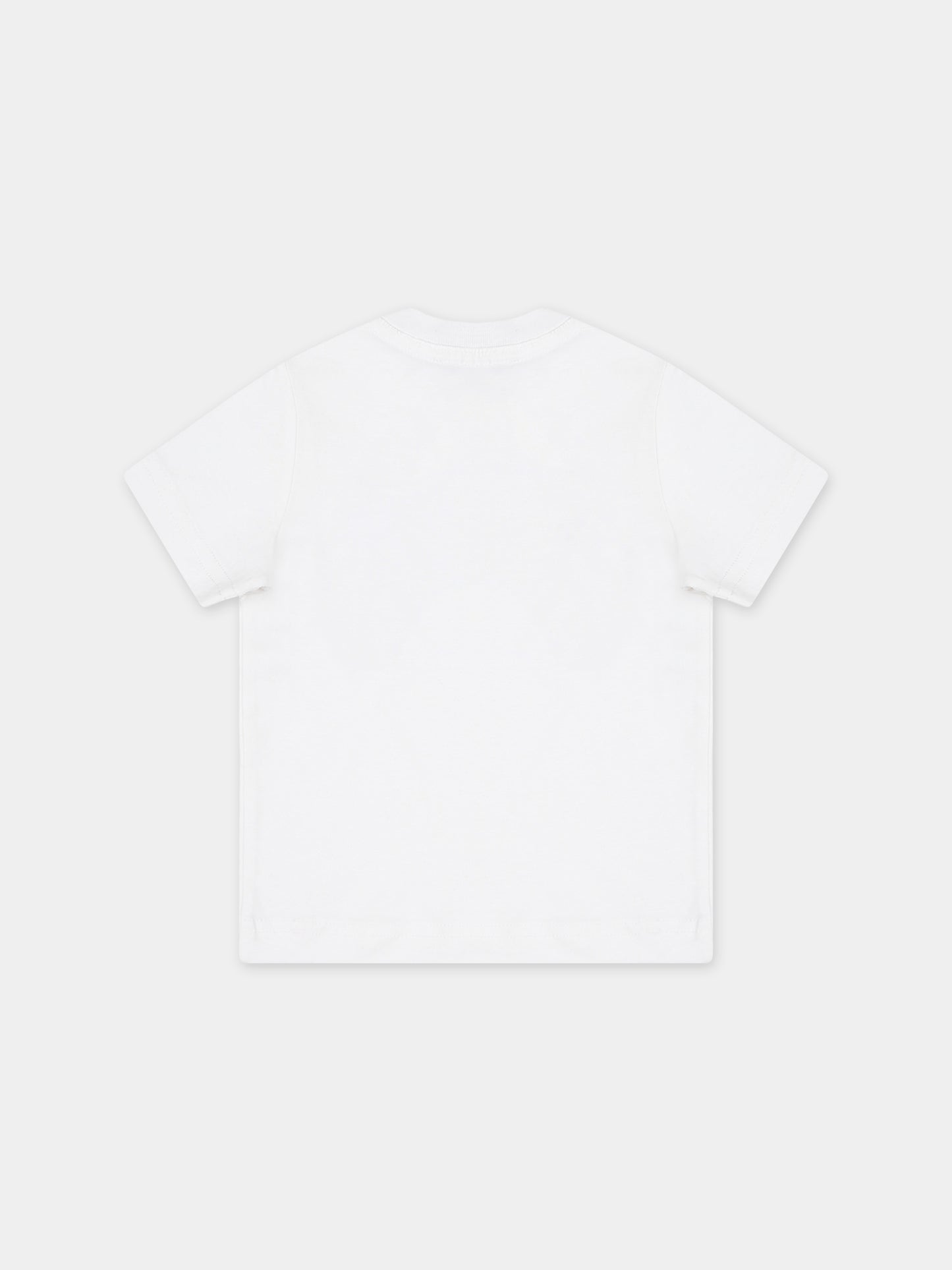 T-shirt bianca per neonati con logo,Dsquared2,DQ1781 D0A4C DQ100