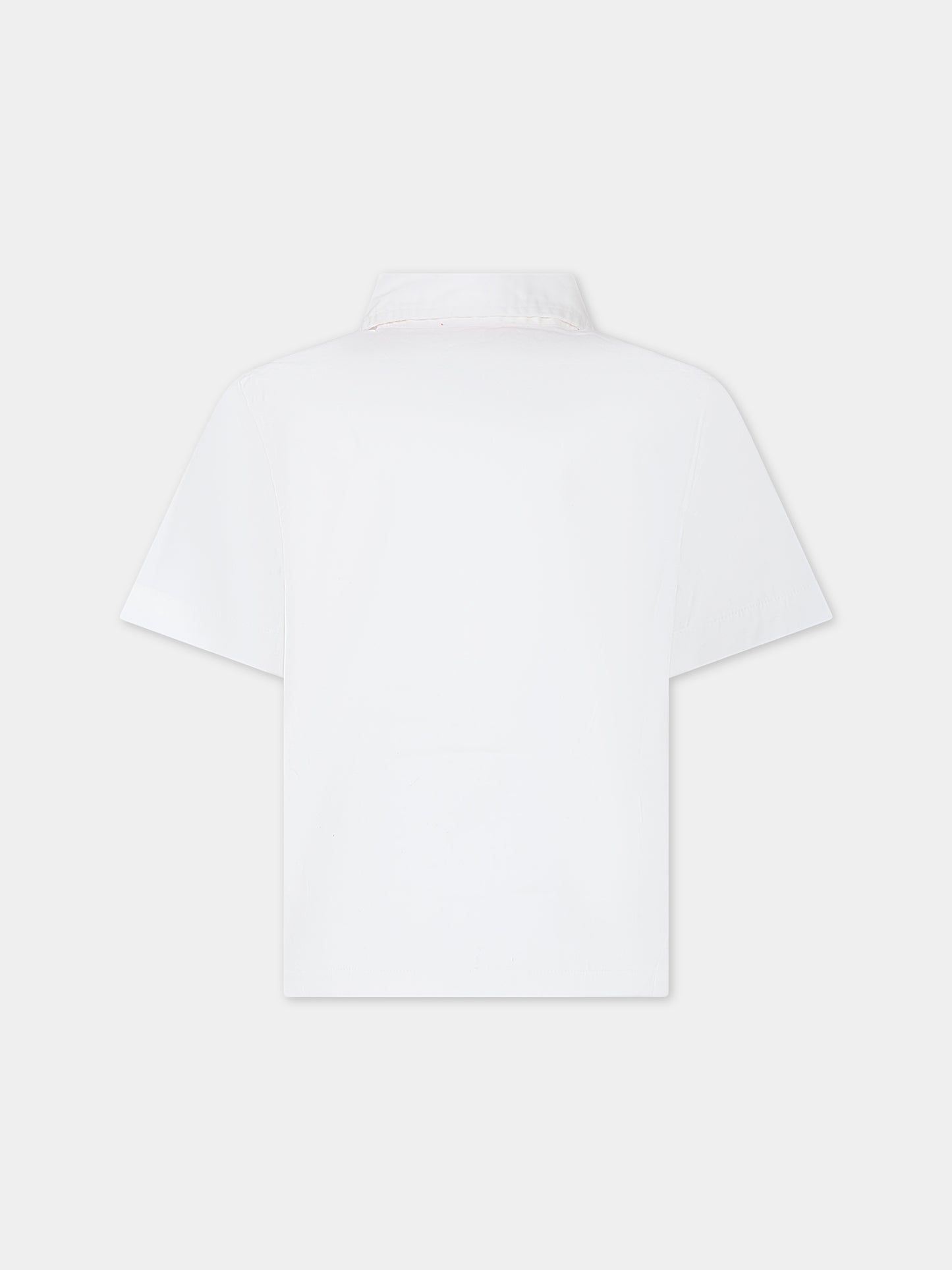 Camicia bianca per bambino con logo,Diesel,J01137 KXBFJ K129A