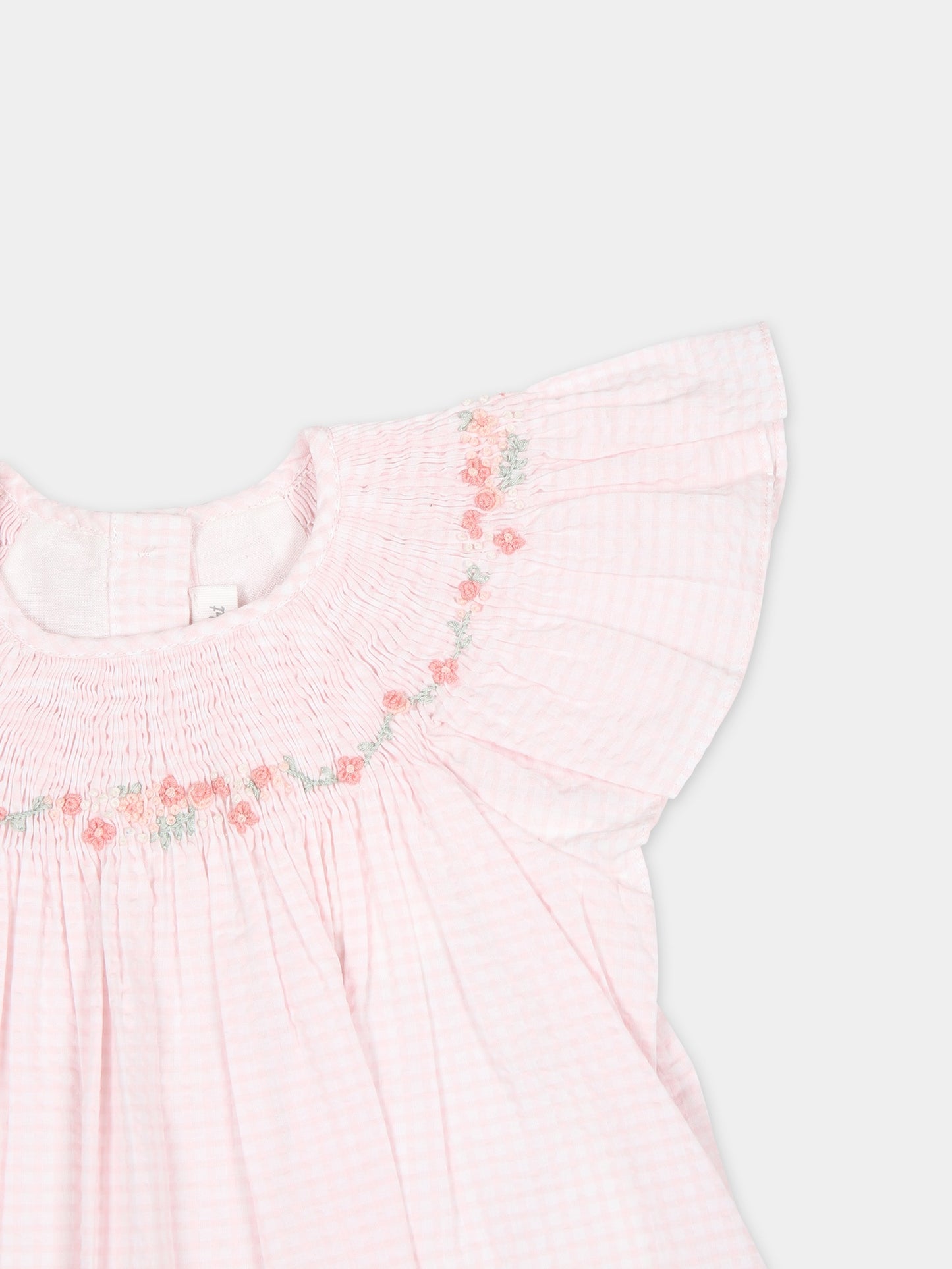 Vestito casual rosa per neonata,Tartine Et Chocolat,TY30000 31