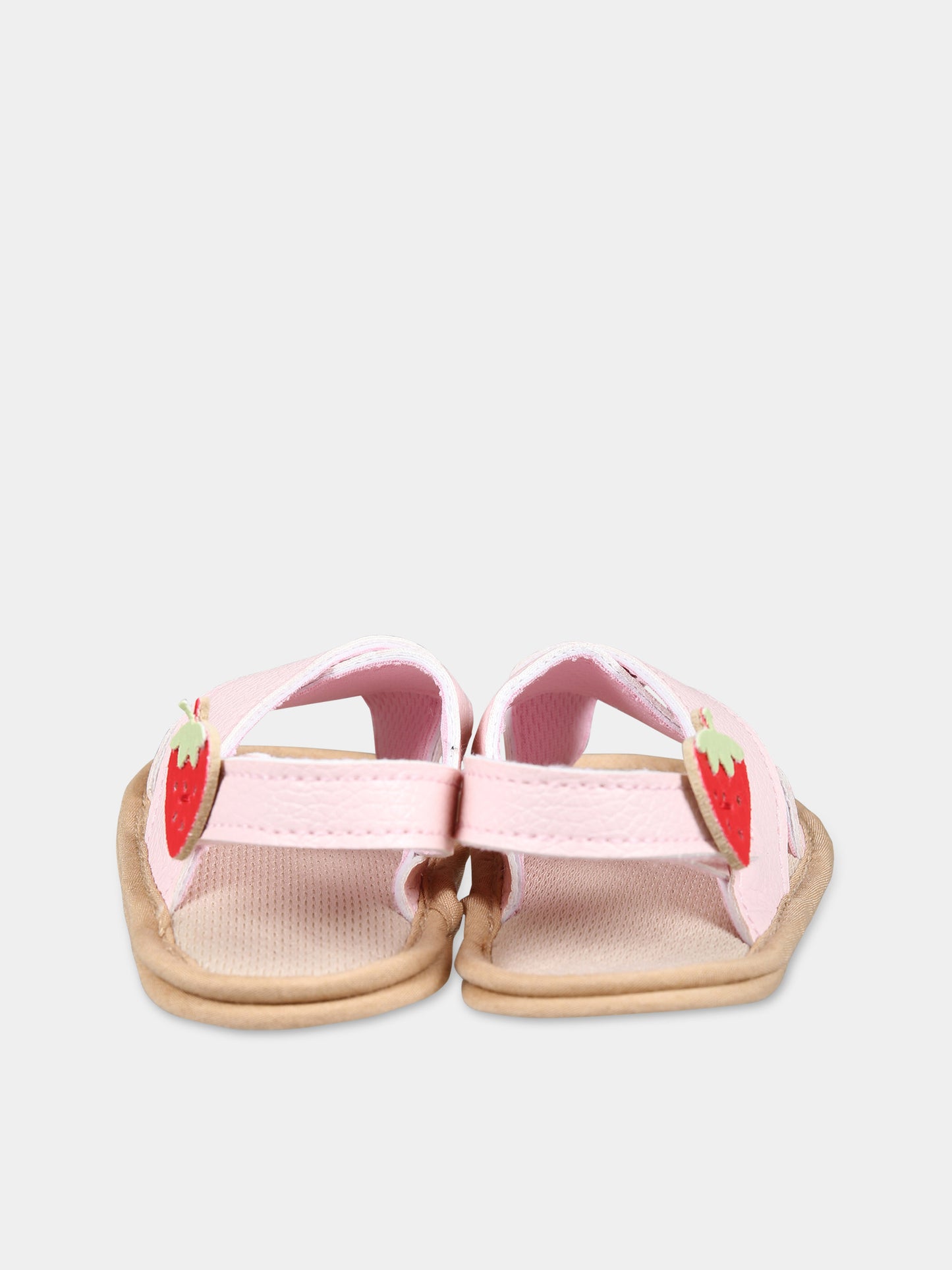 Sandali rosa per neonata con fragola,Illy Trilly,SANDALS STRAWBERRY