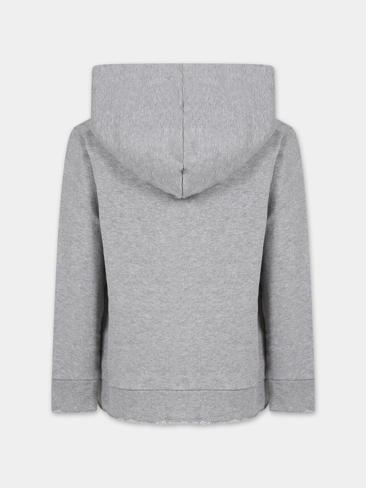 Felpa girgia per bambini con logo,Marni Kids,M00820 0M903