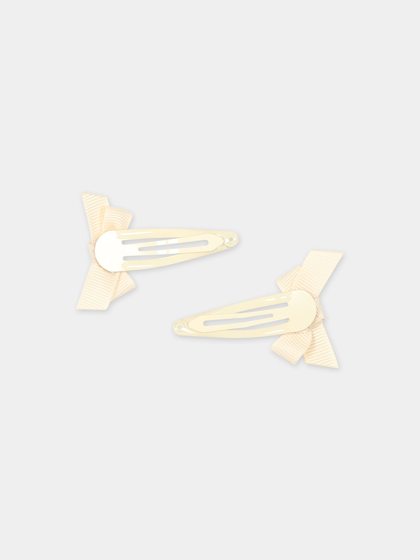 Set fermagli avorio per neonata con fiocco,Lil' Atelier,13224091 BLEACHED SAND