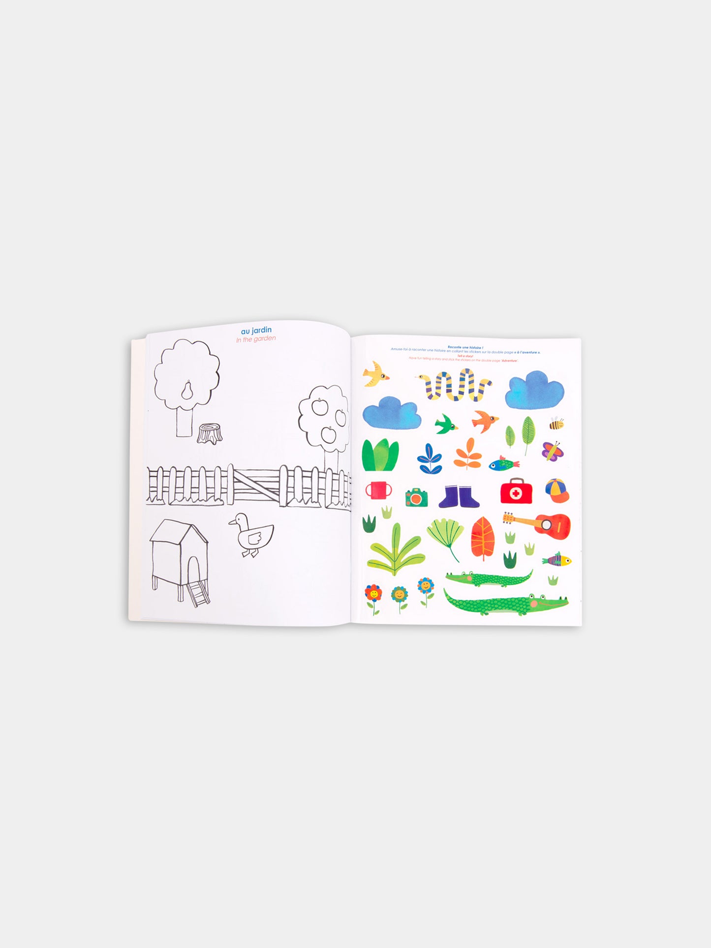 Quaderno multicolor per bambini da colorare,Moulin Roty,661611