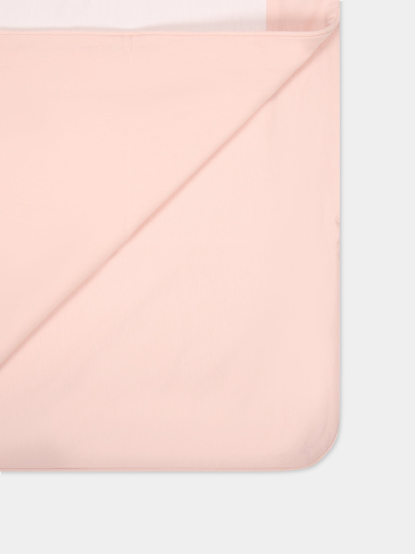 Coperta bianca per bambina con logo,Gcds Kids,GMB001 LAA02 52483