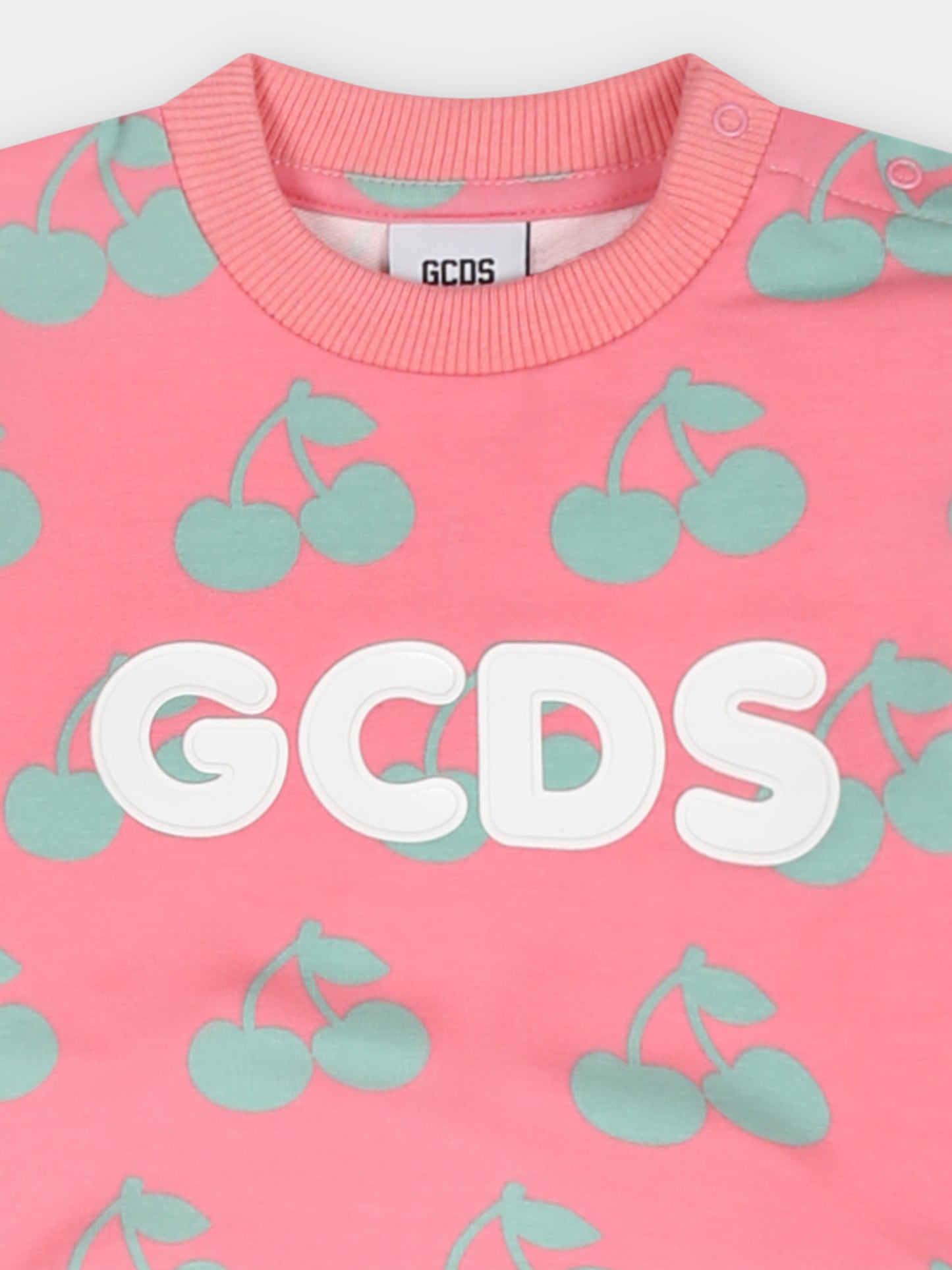 Tuta rosa per neonata con ciliegie,Gcds Kids,GMK009 LDBA9 84528