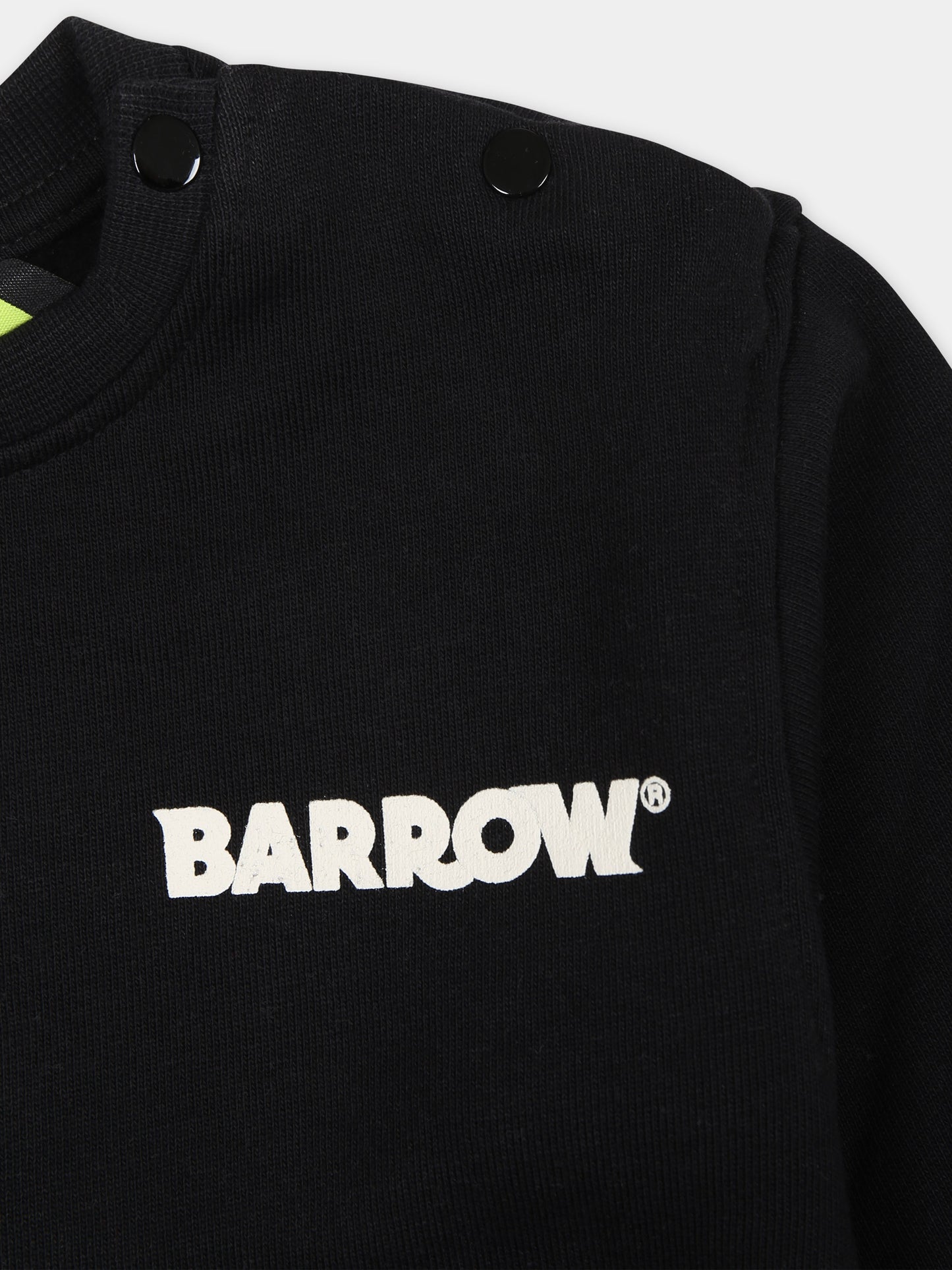 Vestito nero per neonata con logo,Barrow,F3BKNGDR114 110