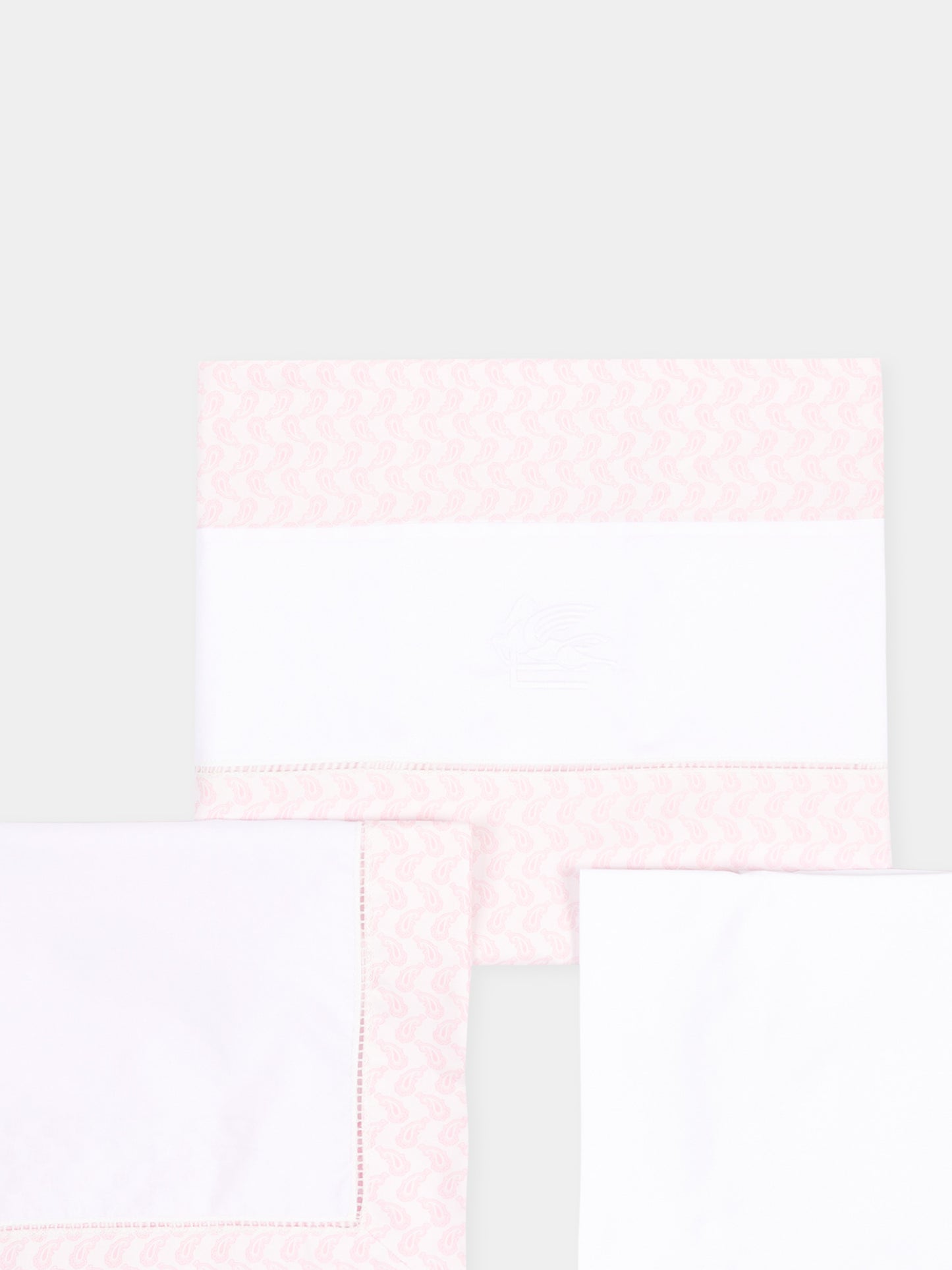 Pink sheets for Baby Girl with paisley print