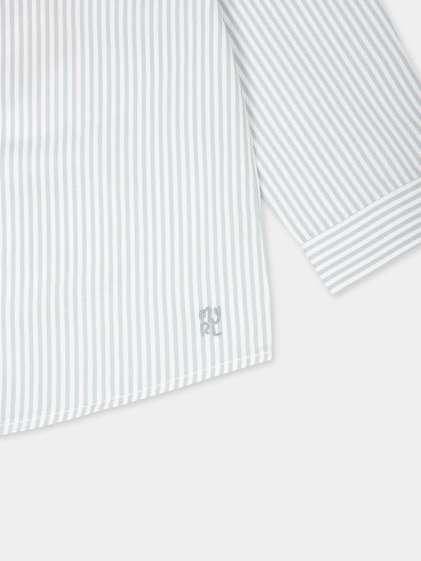 Camicia verde per neonato con logo,Mayoral,124 021