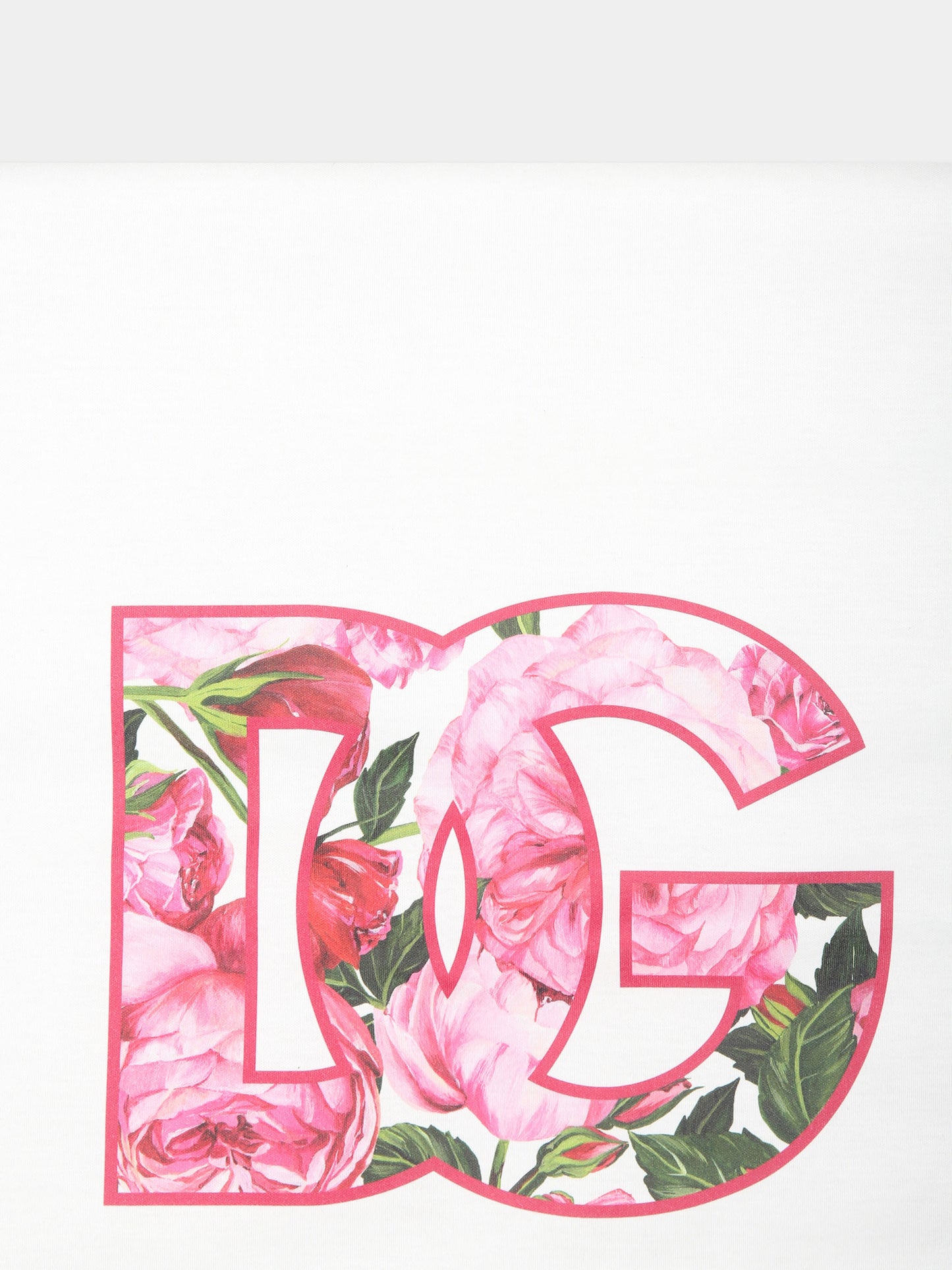 Coperta bianca per neonata con logo DG,Dolce & Gabbana Kids,LNJAD7 G7N0S S9000