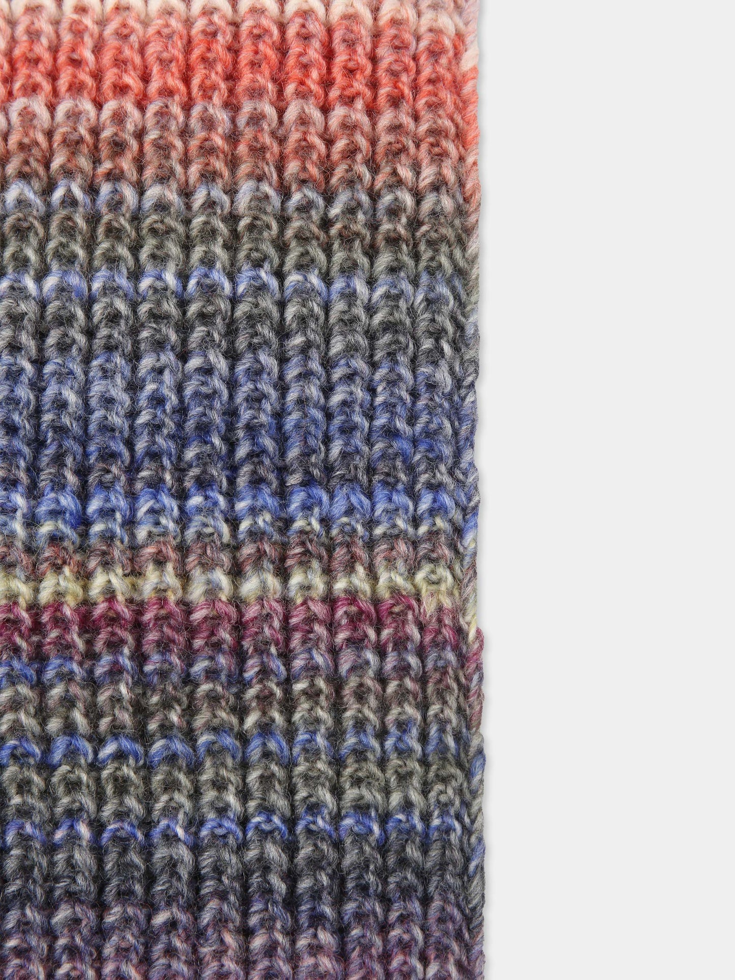 Sciarpa multicolor per bambino con logo,Msgm Kids,F4MSJBSC251 140