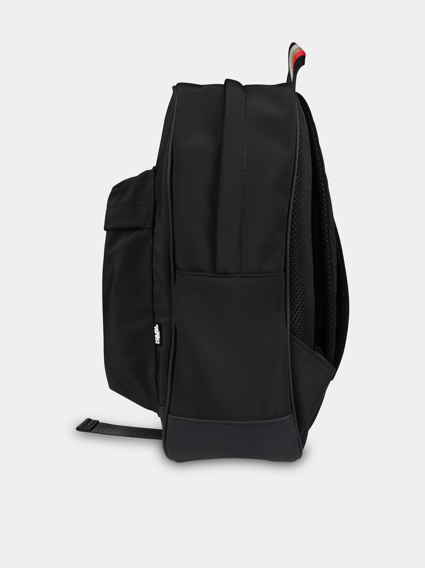 Zaino nero per bambino con Karl,Karl Lagerfeld Kids,Z30350 09B